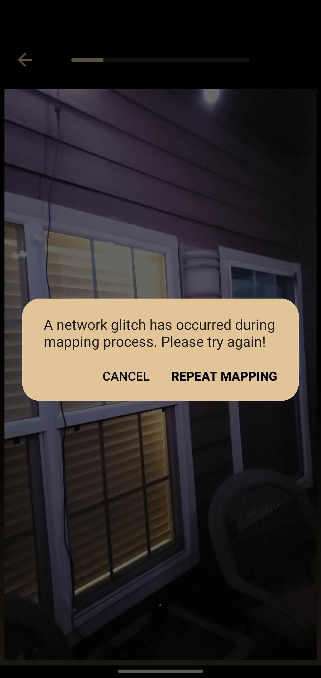 Important to keep camera still during mapping, click to load a larger version