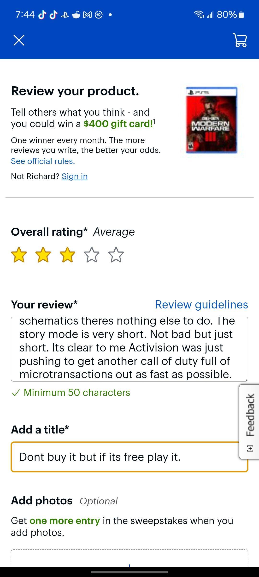 Customer provided, click to load a larger version