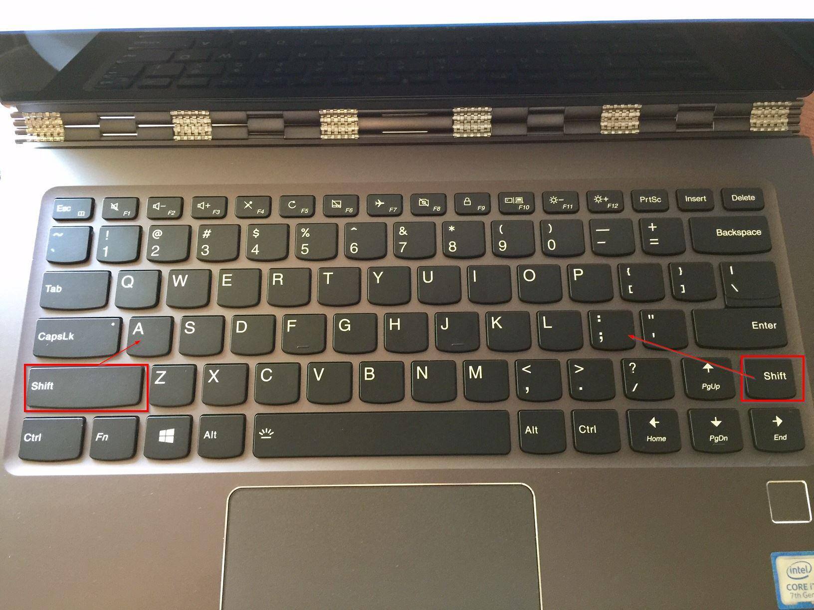 Quite a stretch from ":" to R-Shift, click to load a larger version