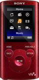 Sony - NWZ-E380 Series Walkman 4GB* Video MP3 Player - Red, click to load a larger version