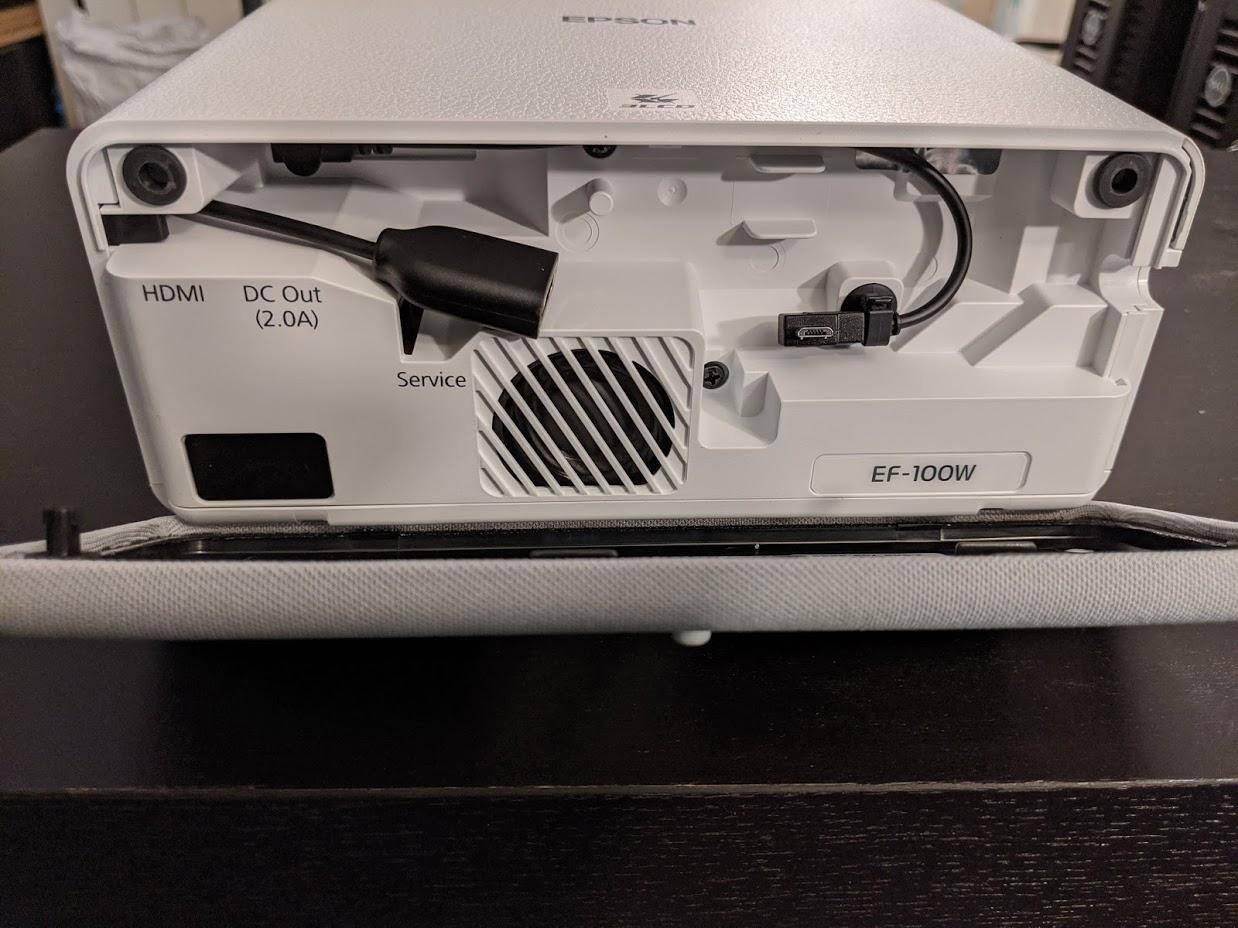 Epson EF 100 Mini Laser Streaming Wireless 3LCD Projector with