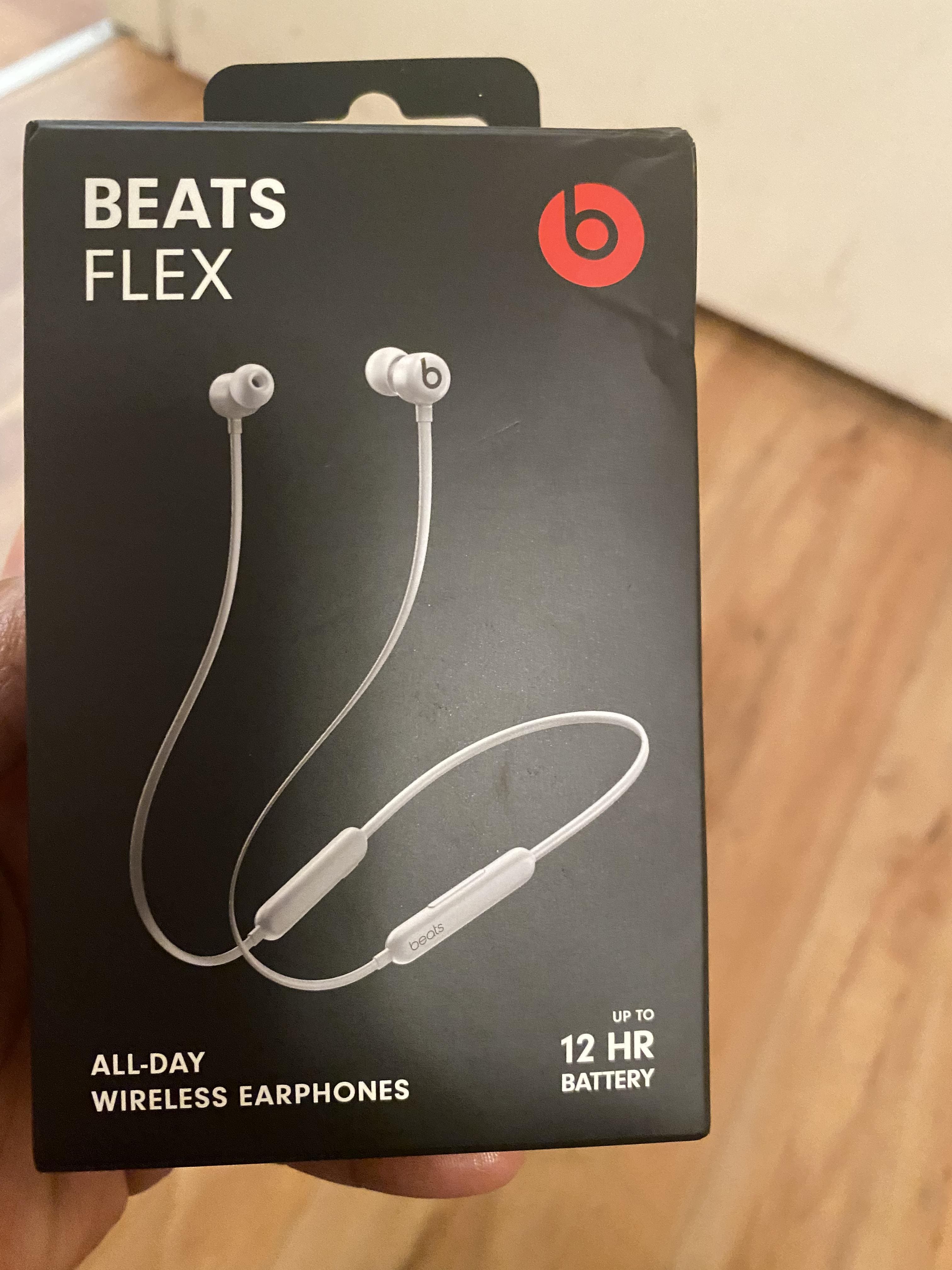 Beats Flex Wireless Earphones Smoke Gray MYME2LL/A - Best Buy