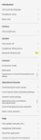 The many app settings options, click to load a larger version