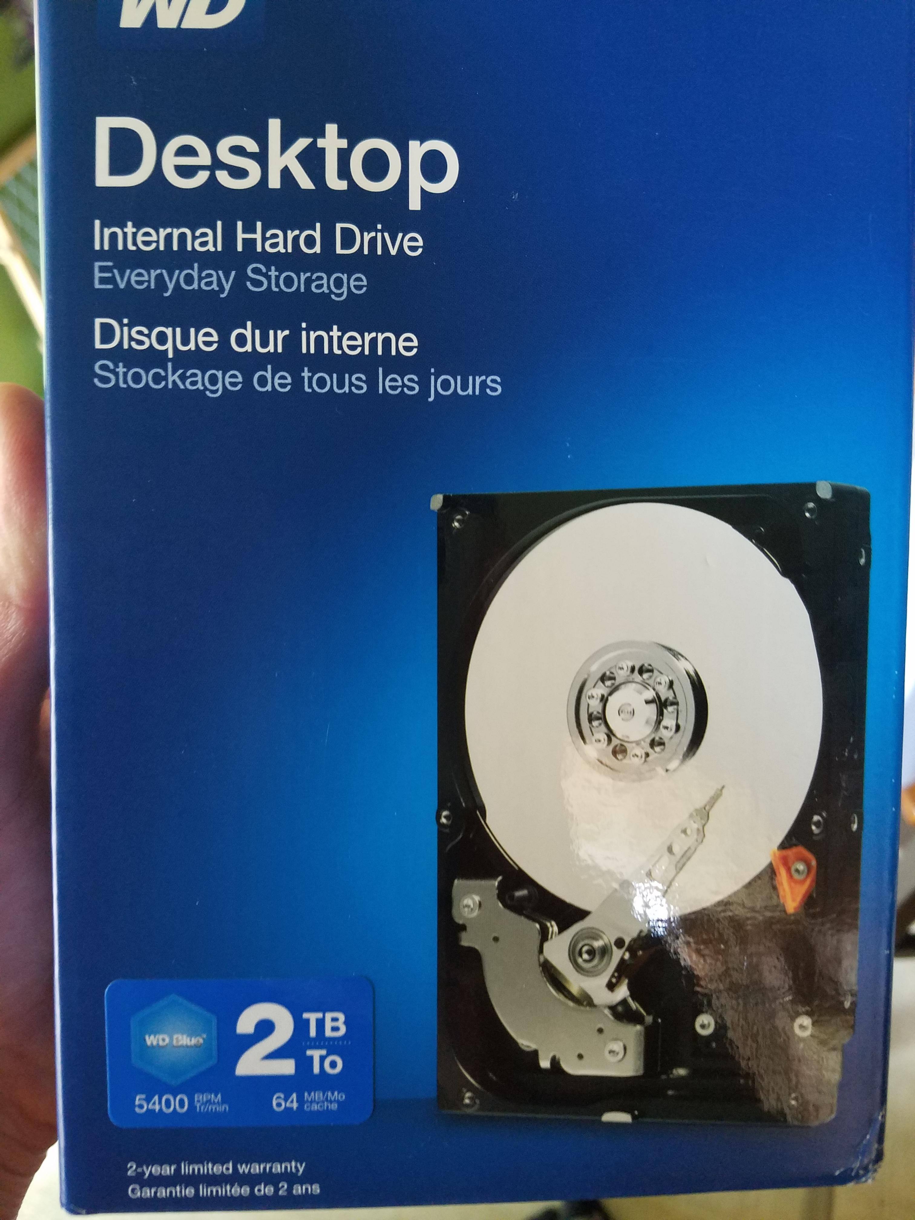 WD Blue 2TB PC Internal Hard Drive for Desktops WD20EZBX - Best Buy