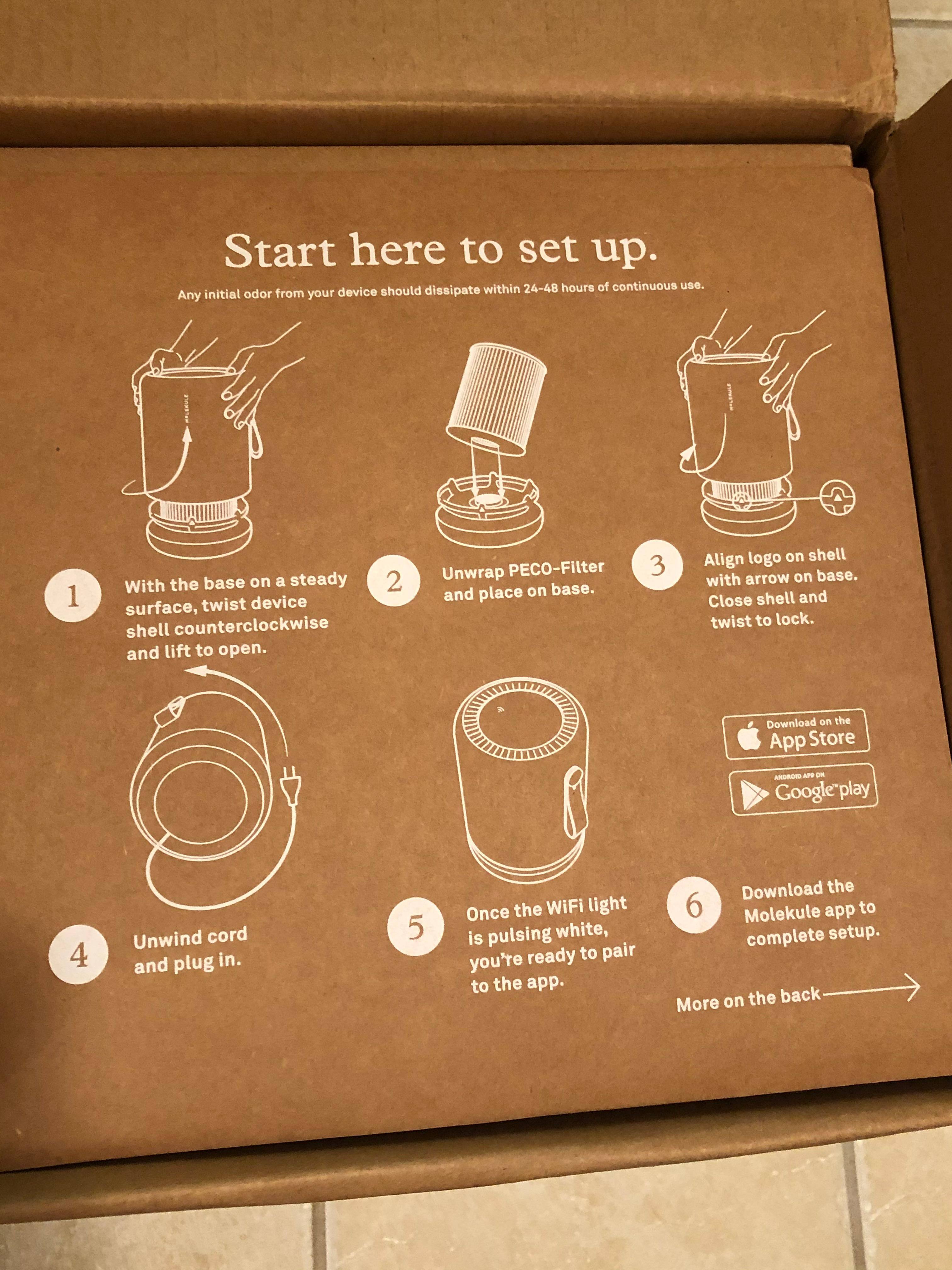 The packaging, click to load a larger version