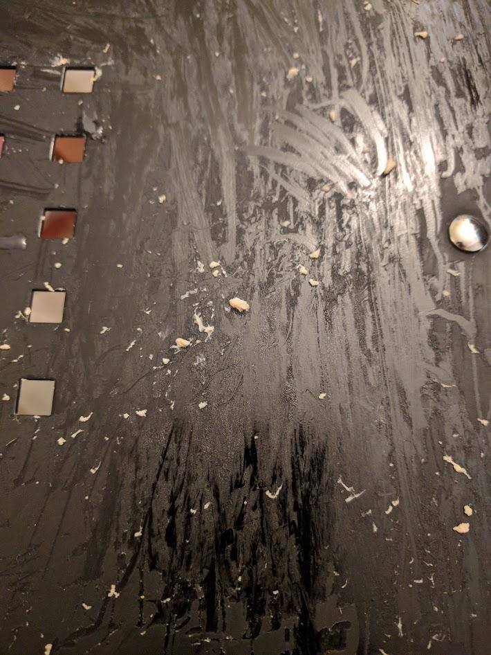 tried to remove the santoprene after it deteriorated, click to load a larger version