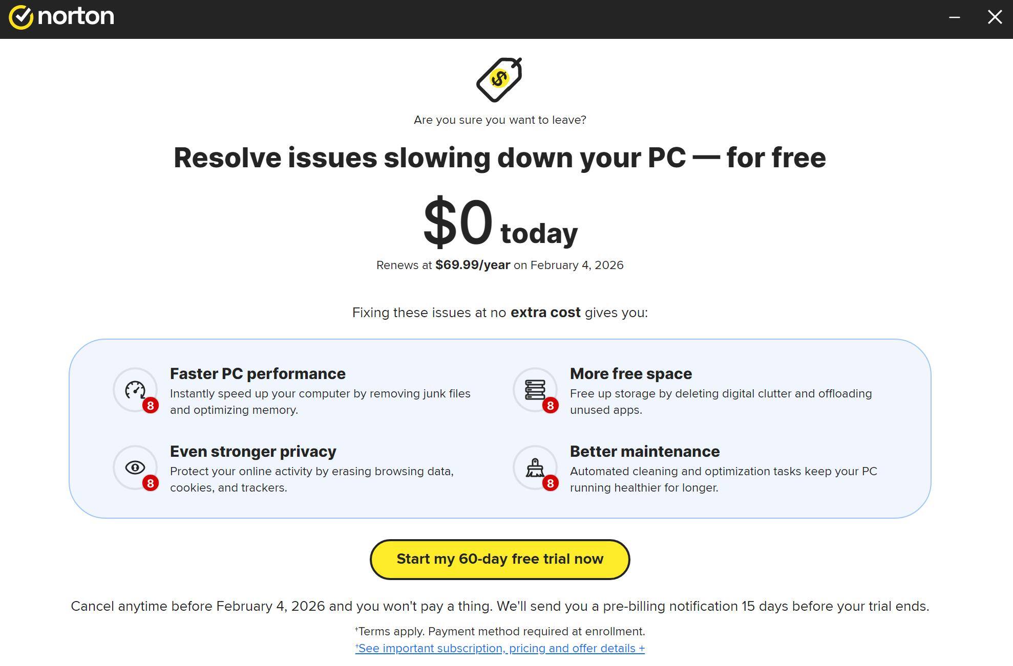 Upsell ad, click to load a larger version