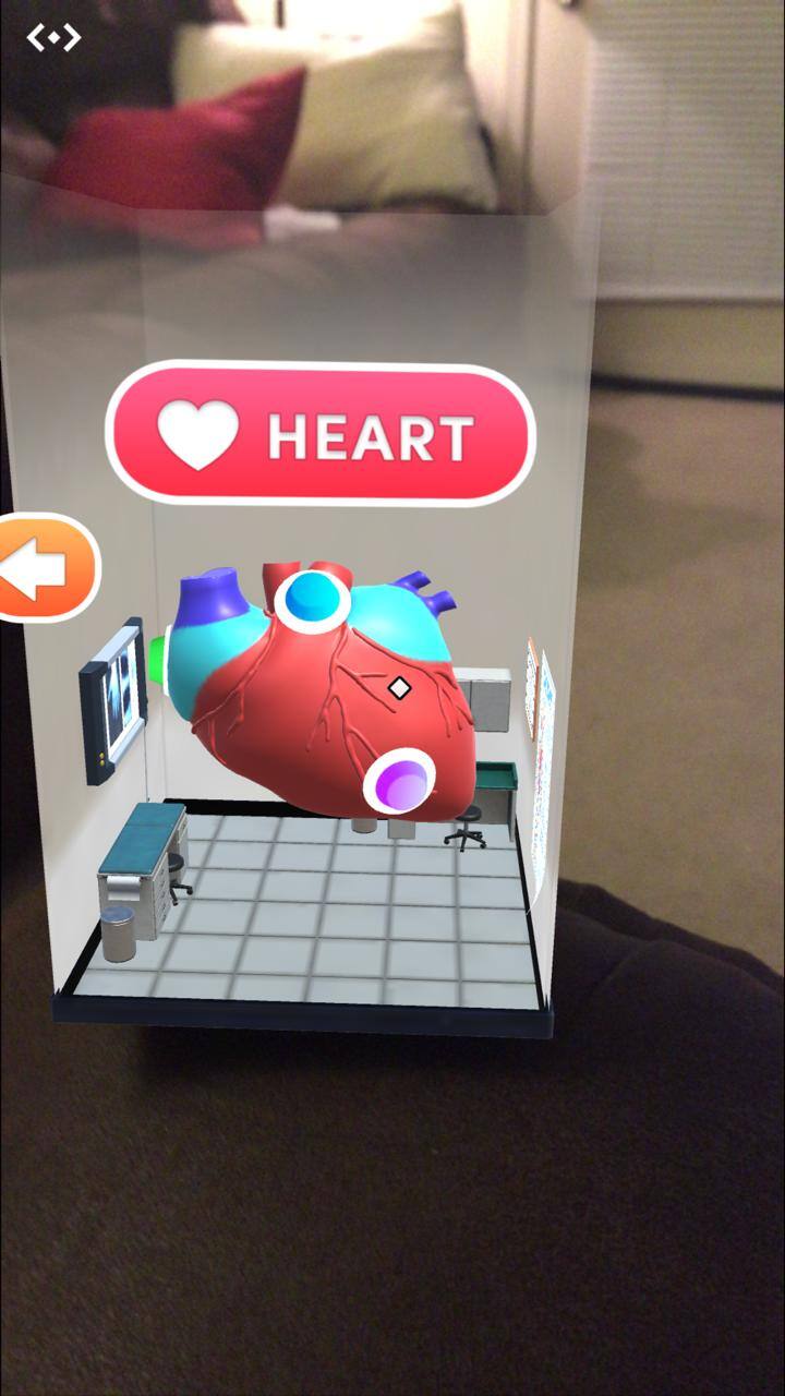 Cube in the Mr. Body app., click to load a larger version