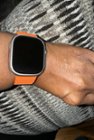 Apple Watch Ultra 2 (GPS + Cellular) 49mm Titanium Case with Orange Ocean  Band Titanium MREH3LL/A - Best Buy