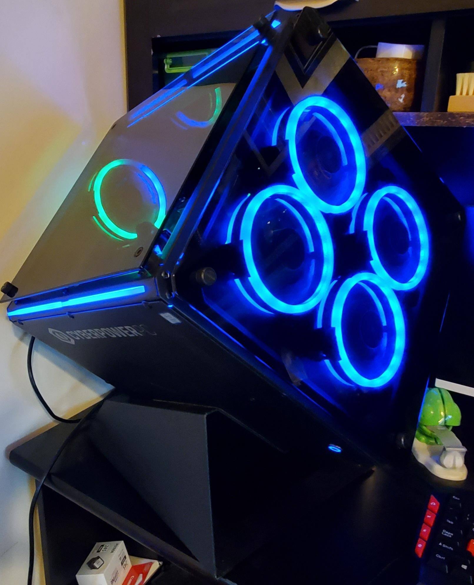 CyberPowerPC Gaming Desktop Intel Core i5 9400F 8GB Memory NVIDIA