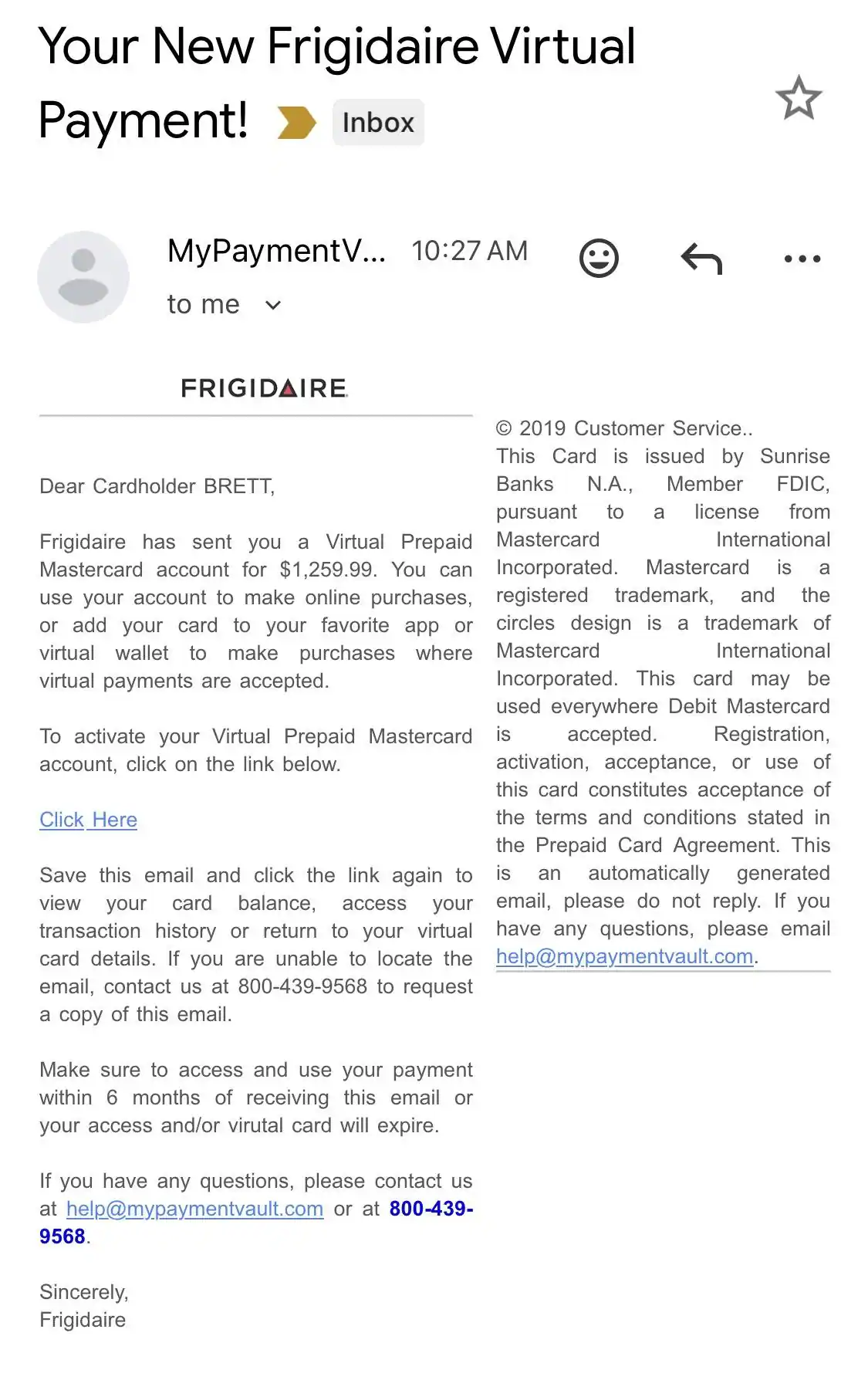 Customer provided, click to load a larger version