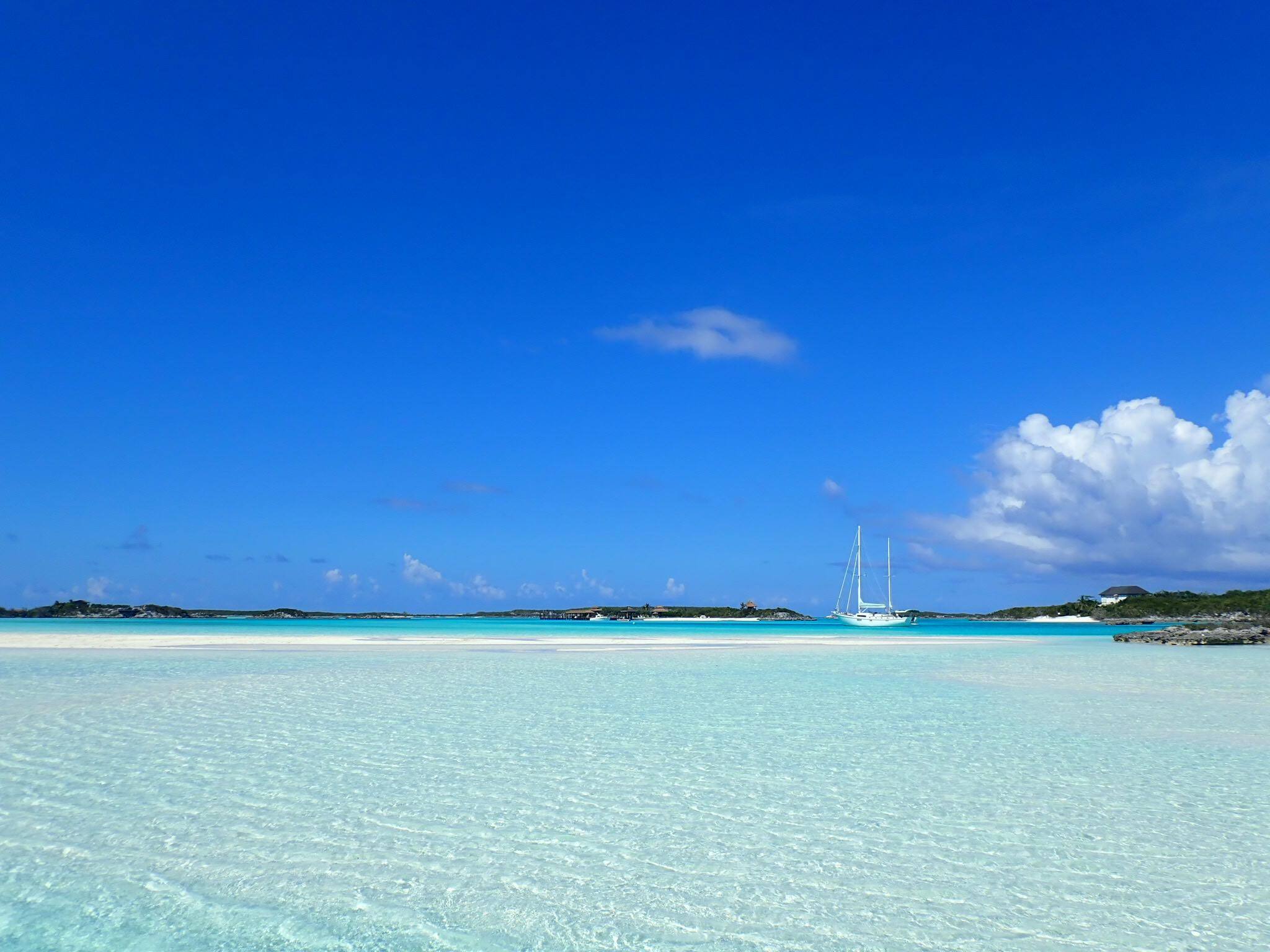 Our view from the beach, click to load a larger version