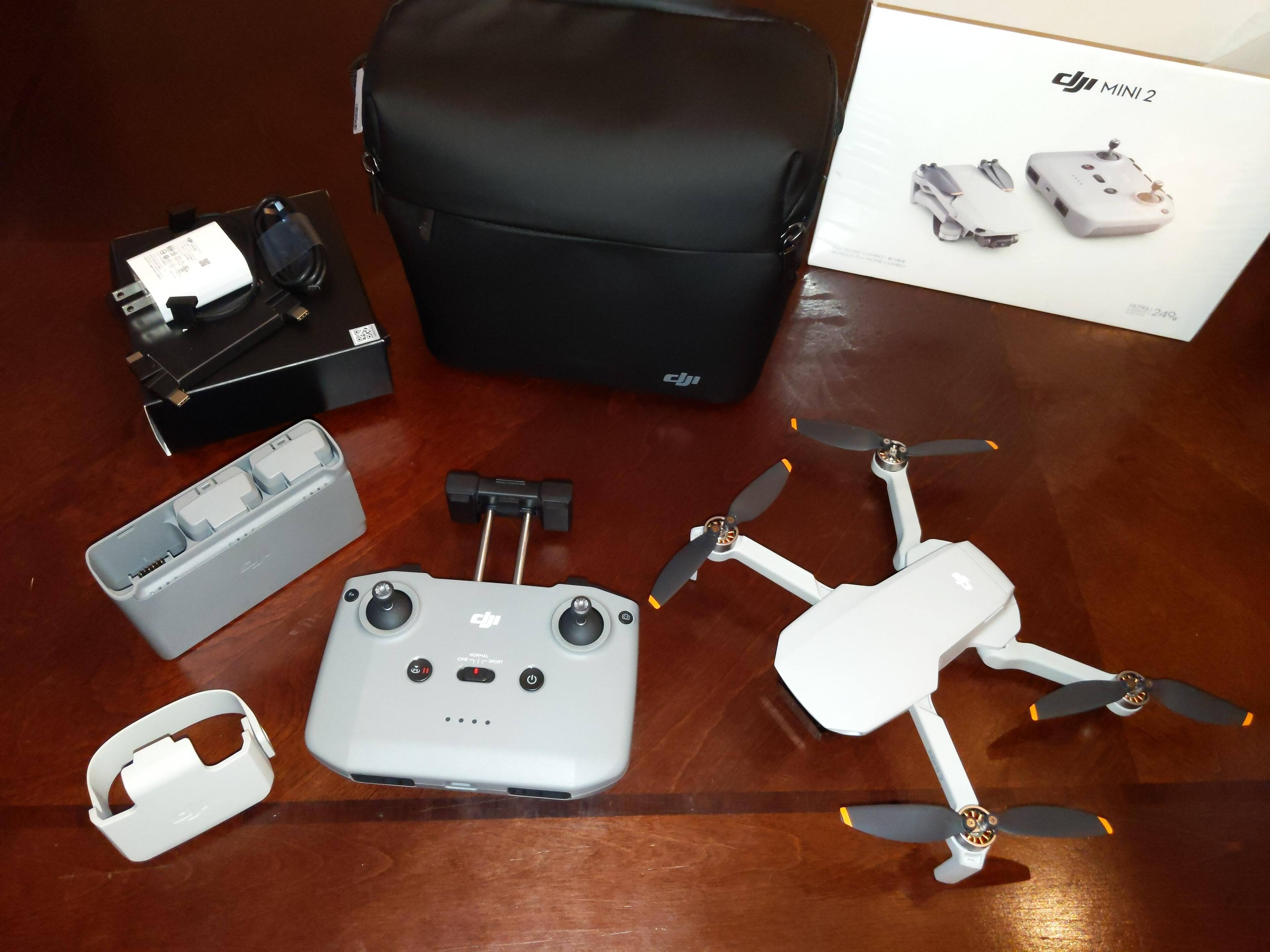 DJI Mini 2 Fly More Combo Drone with Remote Control CP.MA