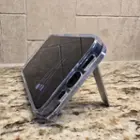 Crystal Palace case with kickstand supporting the phone in landscape mode, click to load a larger version