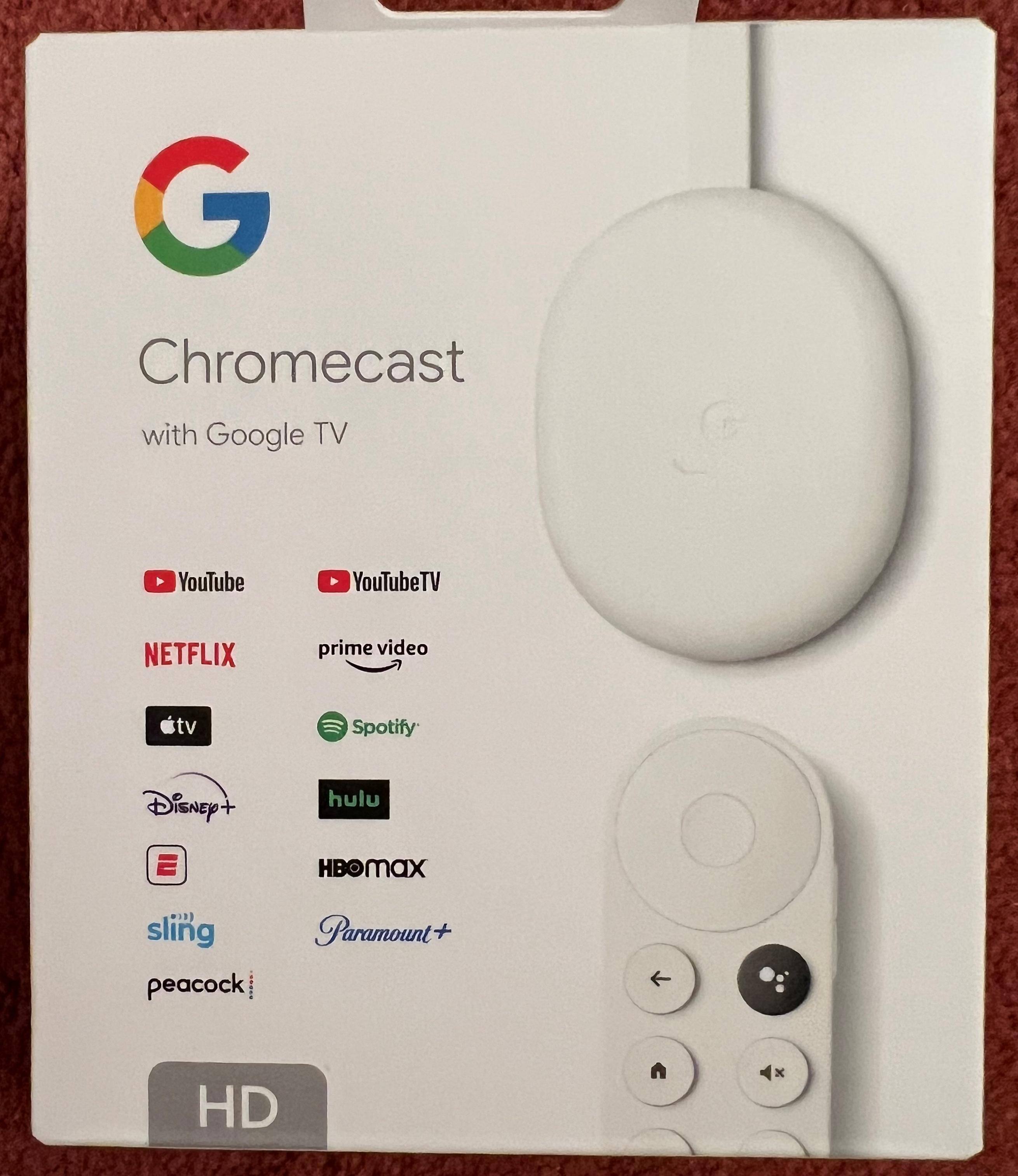 【美品】Chromecast with Google TV HD GA03131 Chromecast with Google TV (HD) Snow GA03131-US - Best Buy