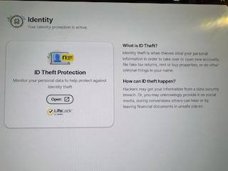 Personal Data Identity Theft Protection, click to load a larger version