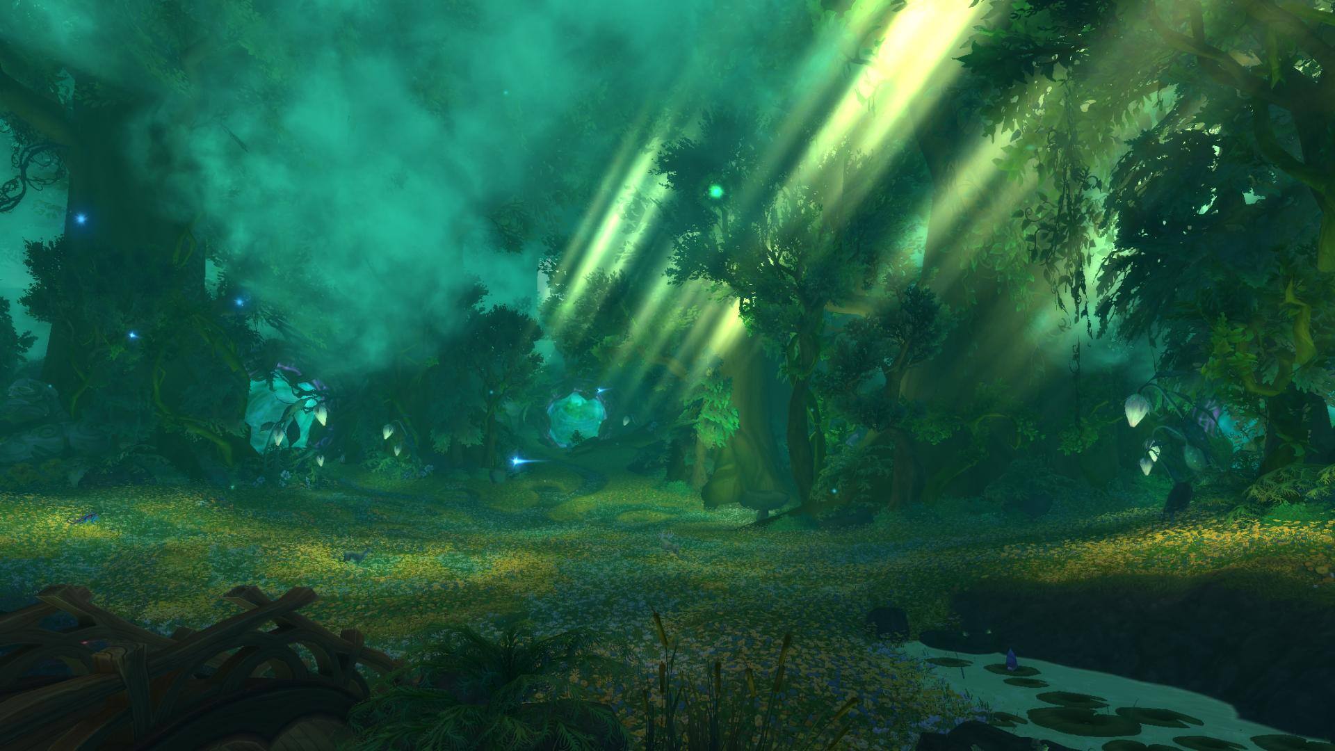 Showing off how powerful this PC is as it loads up WoW smoothly and on maxed out settings., click to load a larger version