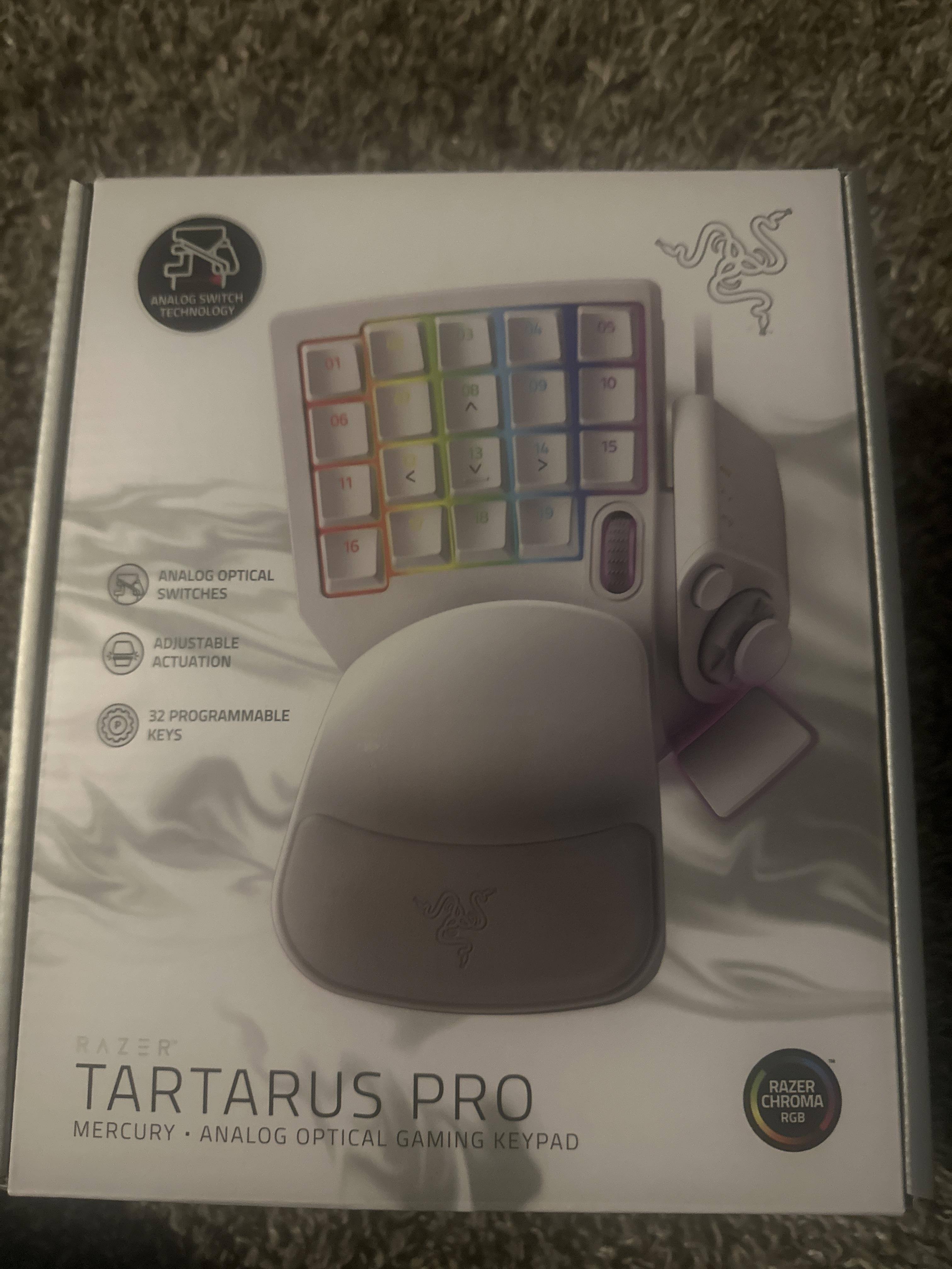 キーボード Razer Tartarus Pro Mercury White Amazon.com: Razer Tartarus Pro Gaming Keypad: Analog-Optical