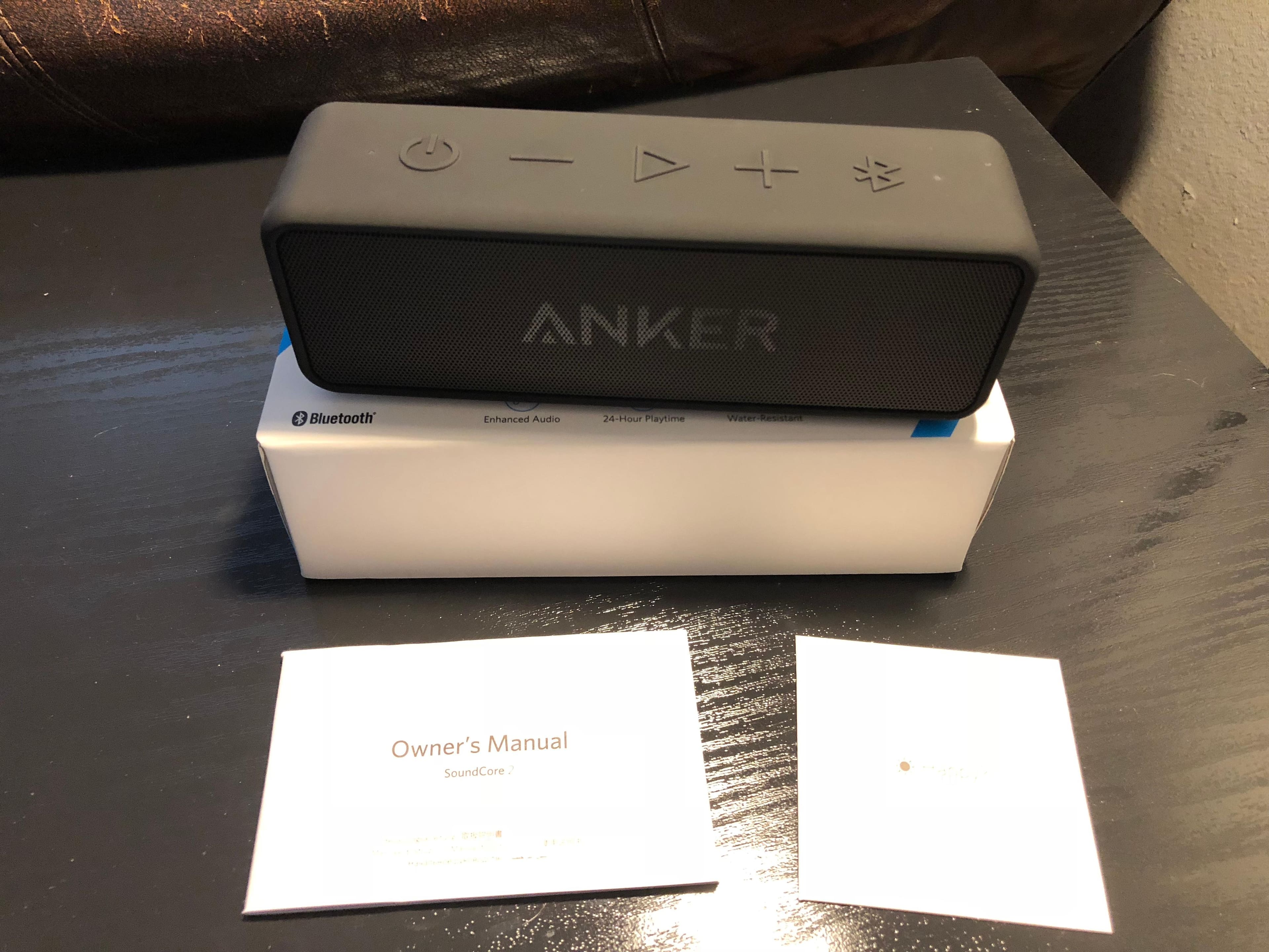 Anker SoundCore 2 Portable Bluetooth Speaker Red 848061057669