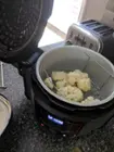 Steamed cauliflower, click to load a larger version