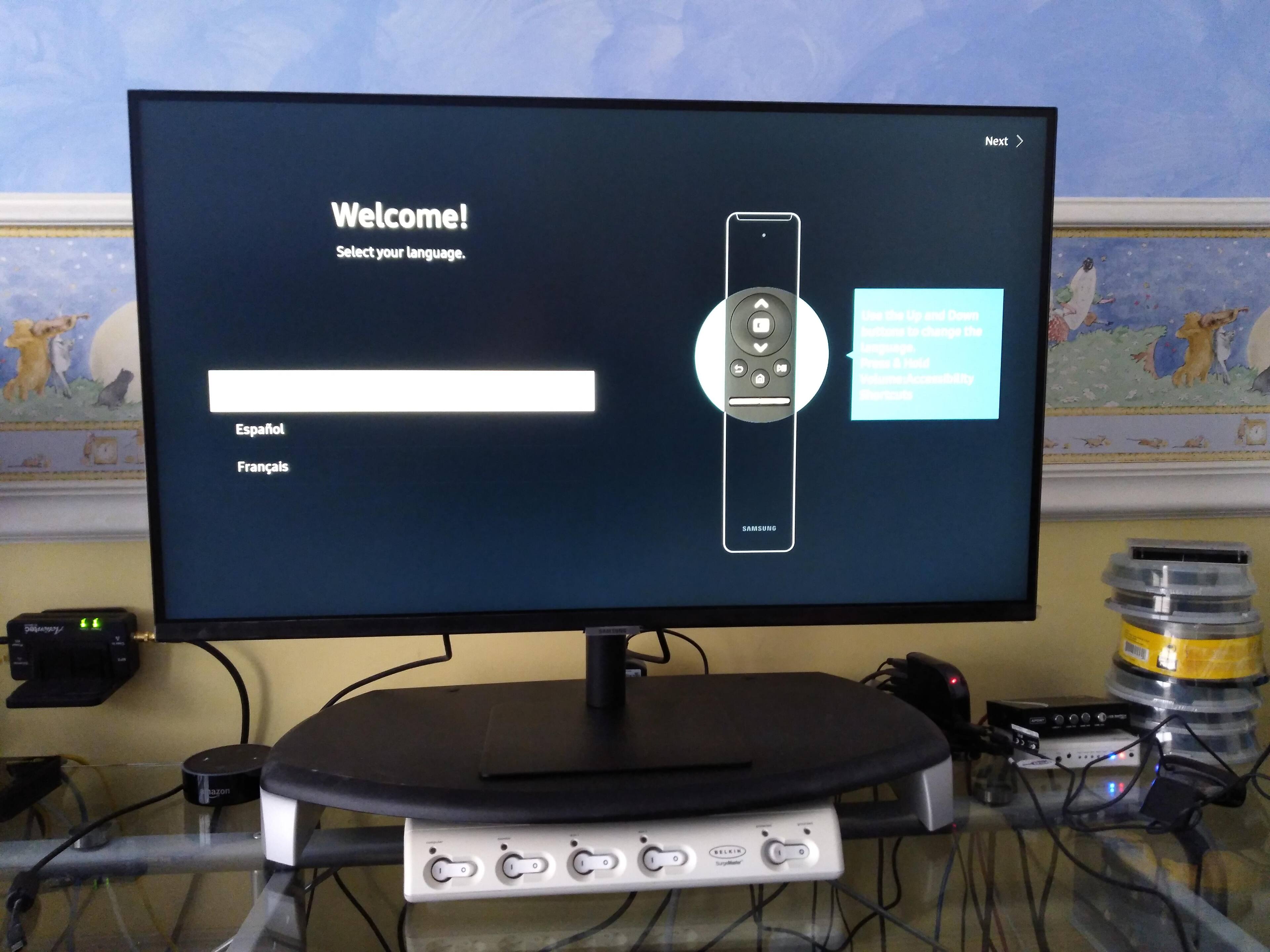 Welcome Screen, click to load a larger version