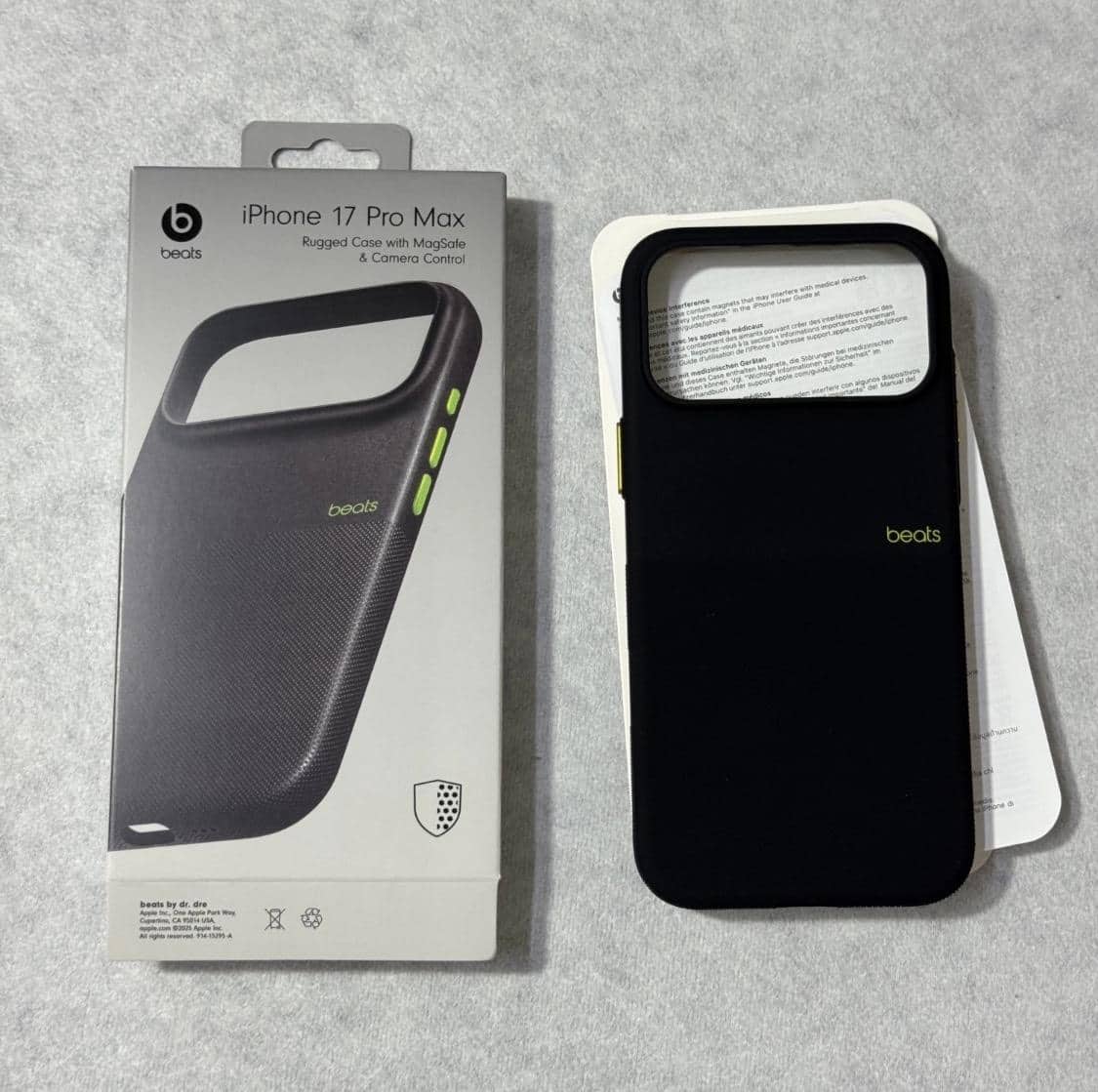 Beats iPhone 17 Pro Max Rugged Case ブラック Beats Rugged Case With MagSafe For iPhone 17 17 Pro Max / 17 Pro +