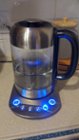 Best Buy: Insignia™ 1.7 L Electric Glass Kettle with Tea Infuser Clear/ Stainless Stell NS-EK17SG2