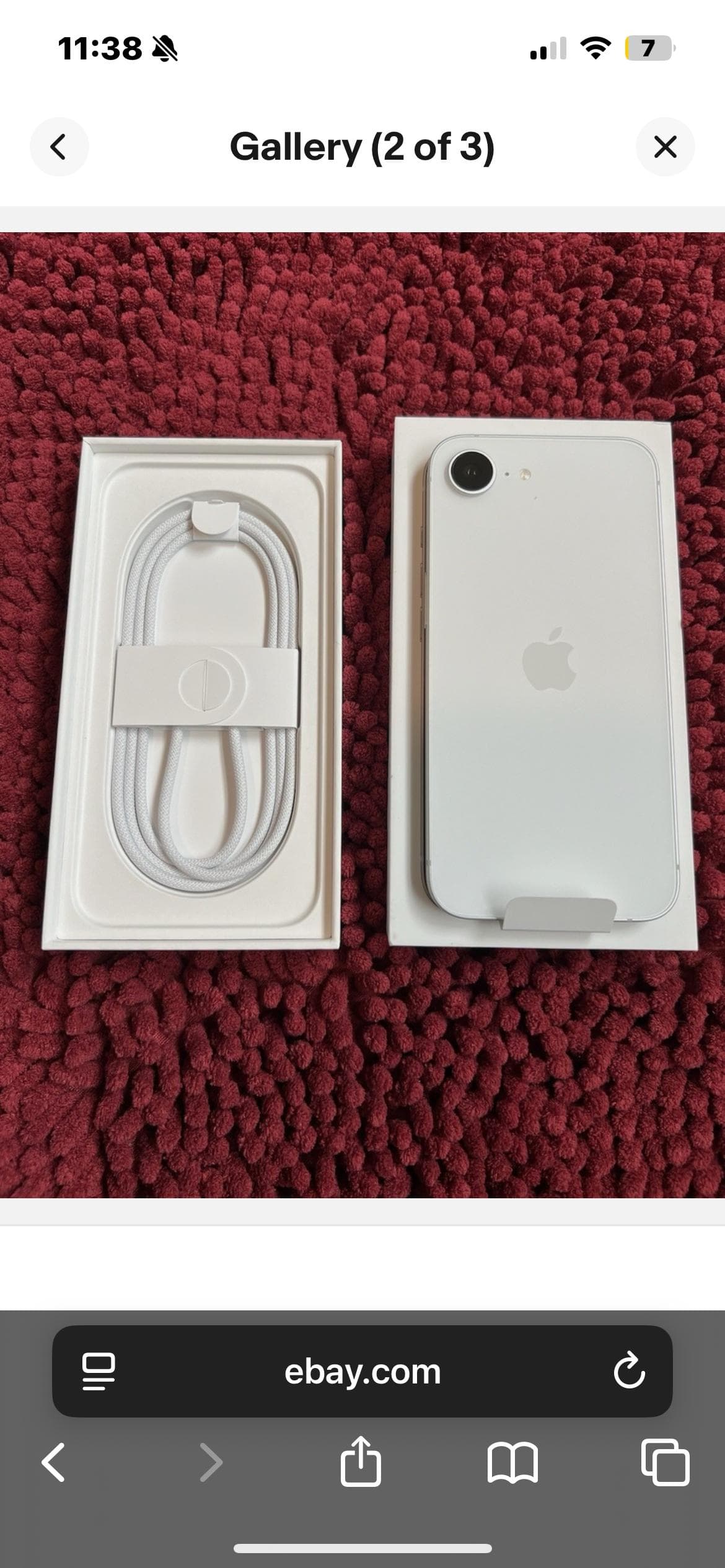 Apple iPhone 16e 512GB Apple Intelligence White (AT&T) MD0Q4LL/A