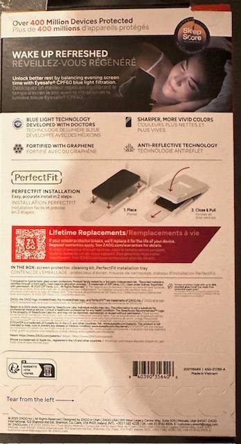 Exceptional Strength, Blue Light, and Glare Protection, click to load a larger version