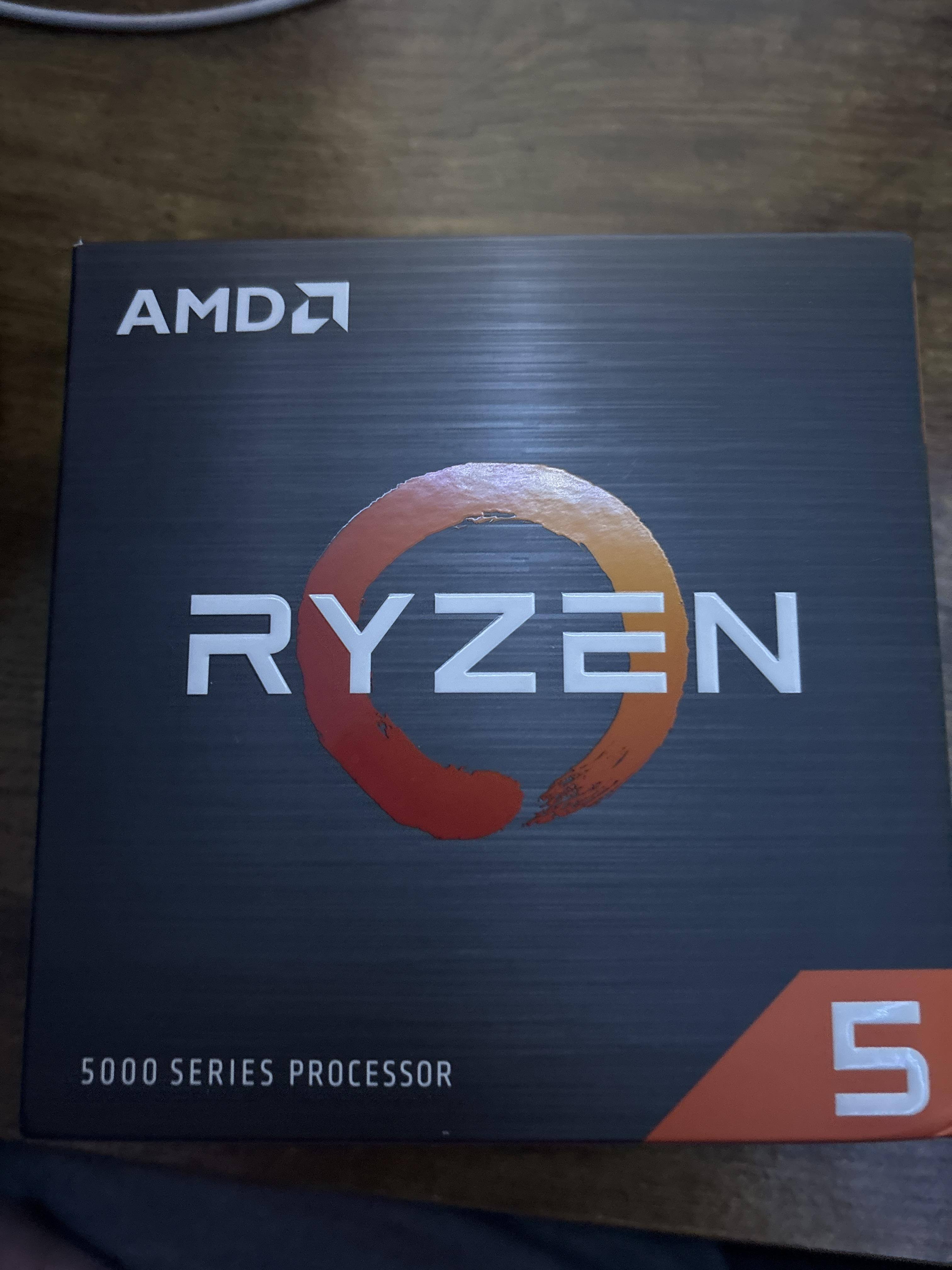 AMD Ryzen 5 5600 3.5 GHz Six Core AM4 Processor Black 100
