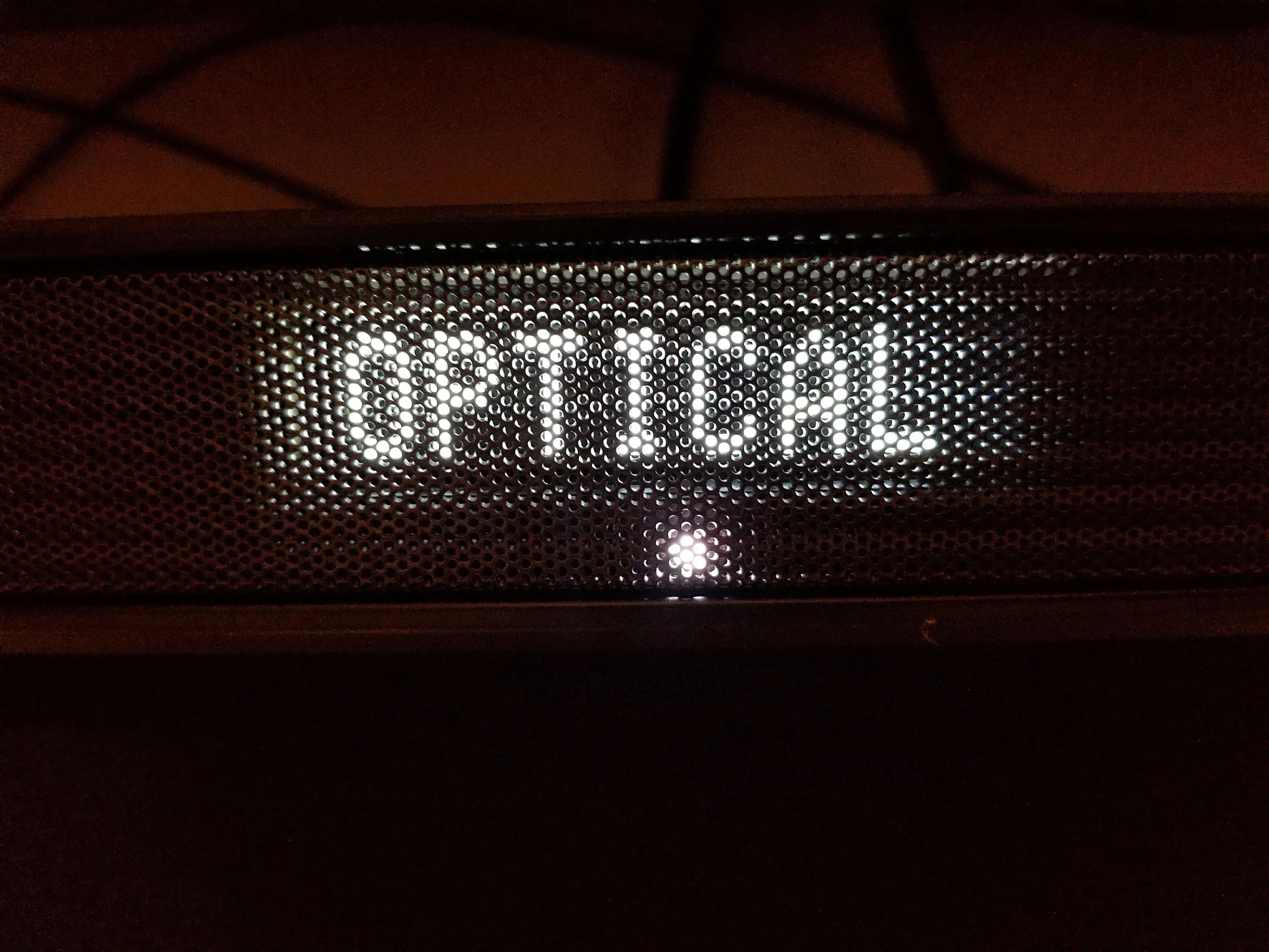 LED Text display makes it simple to know what mode you are in, click to load a larger version