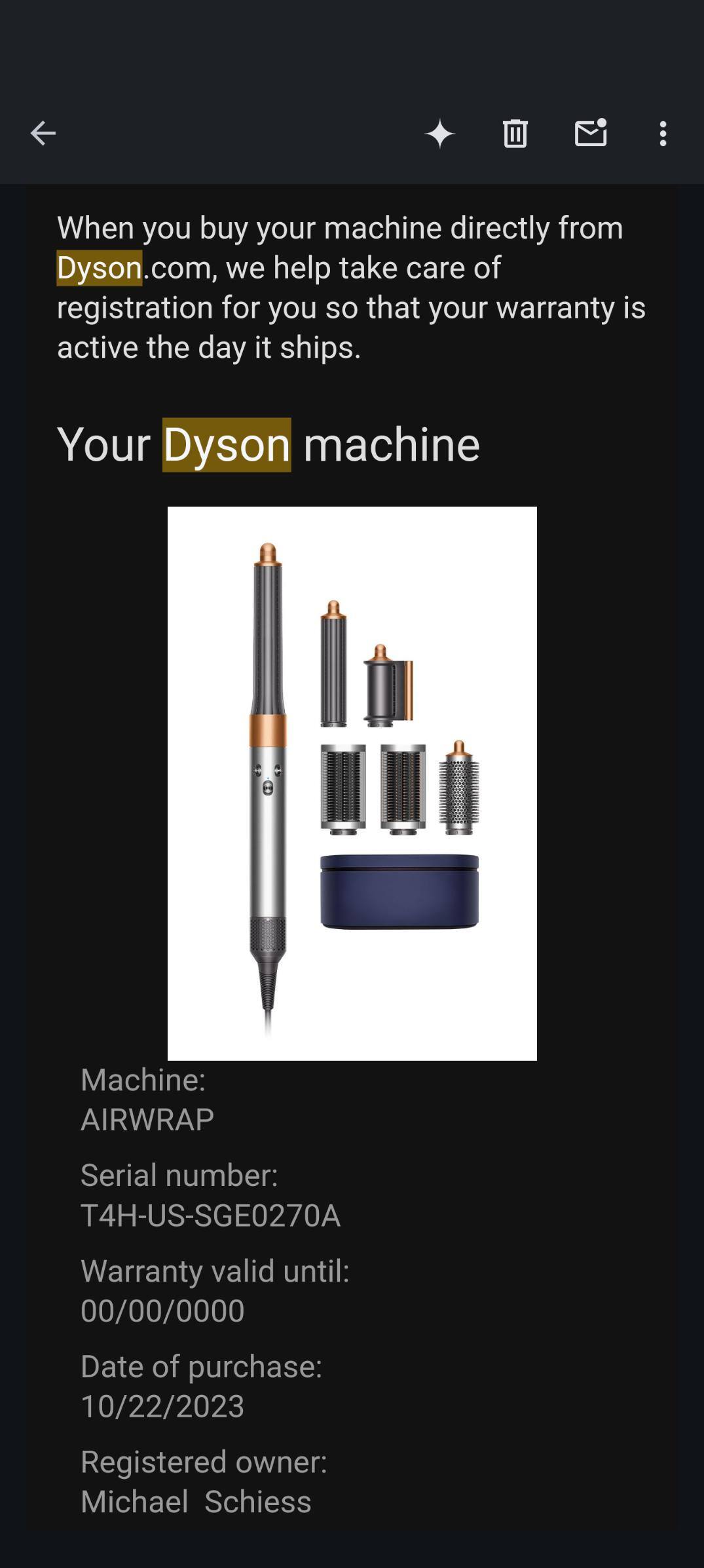 Customer provided image, click to load a larger version