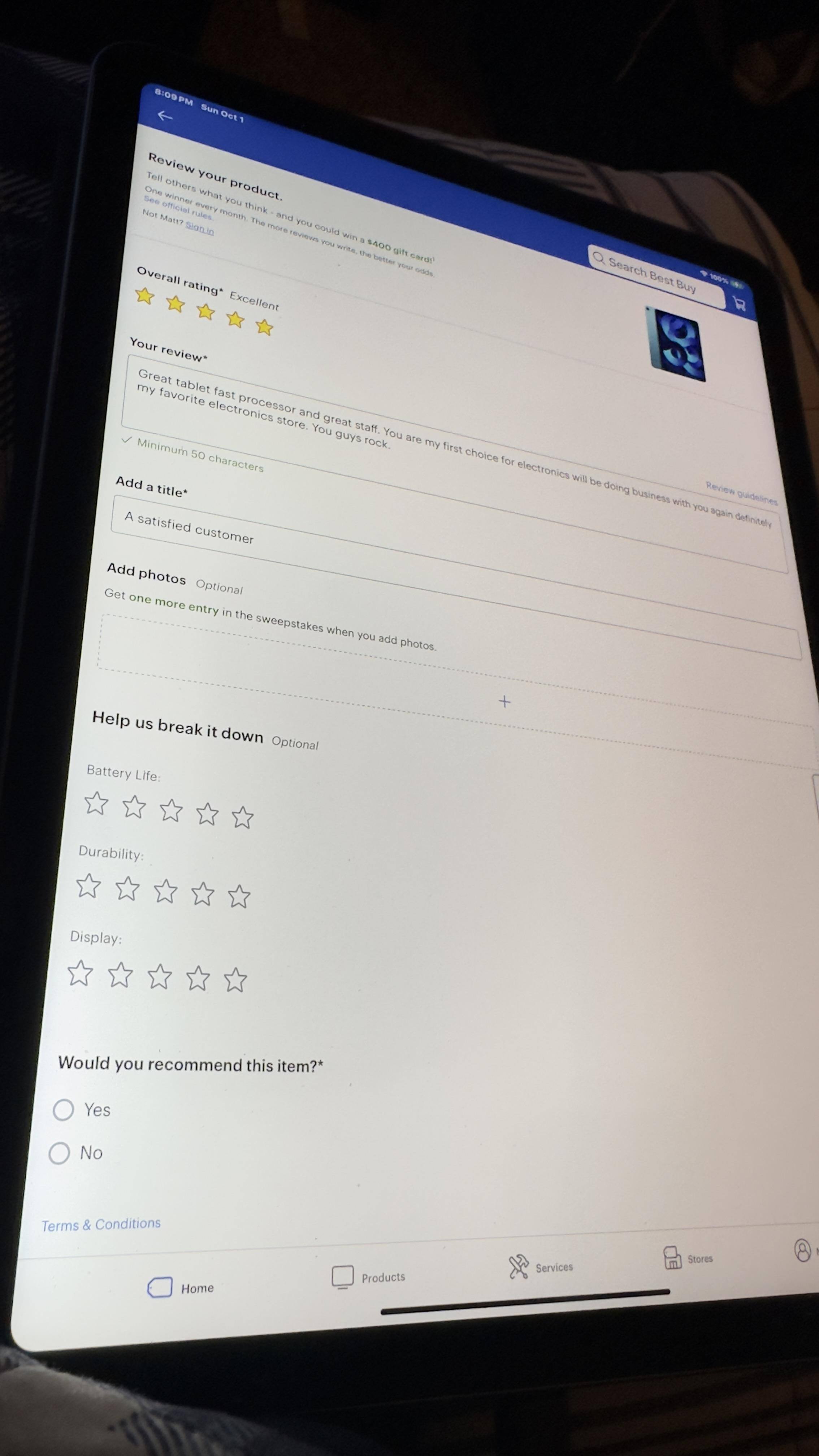 Customer provided, click to load a larger version