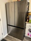 Bespoke 3-Door French Door Refrigerator (30 cu. ft.) with Beverage Center™  in Morning Blue Glass Refrigerators - BNDL-1650312326422