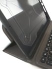 iPad case attached to Keyboard case Magnetically and Using the Stand, click to load a larger version