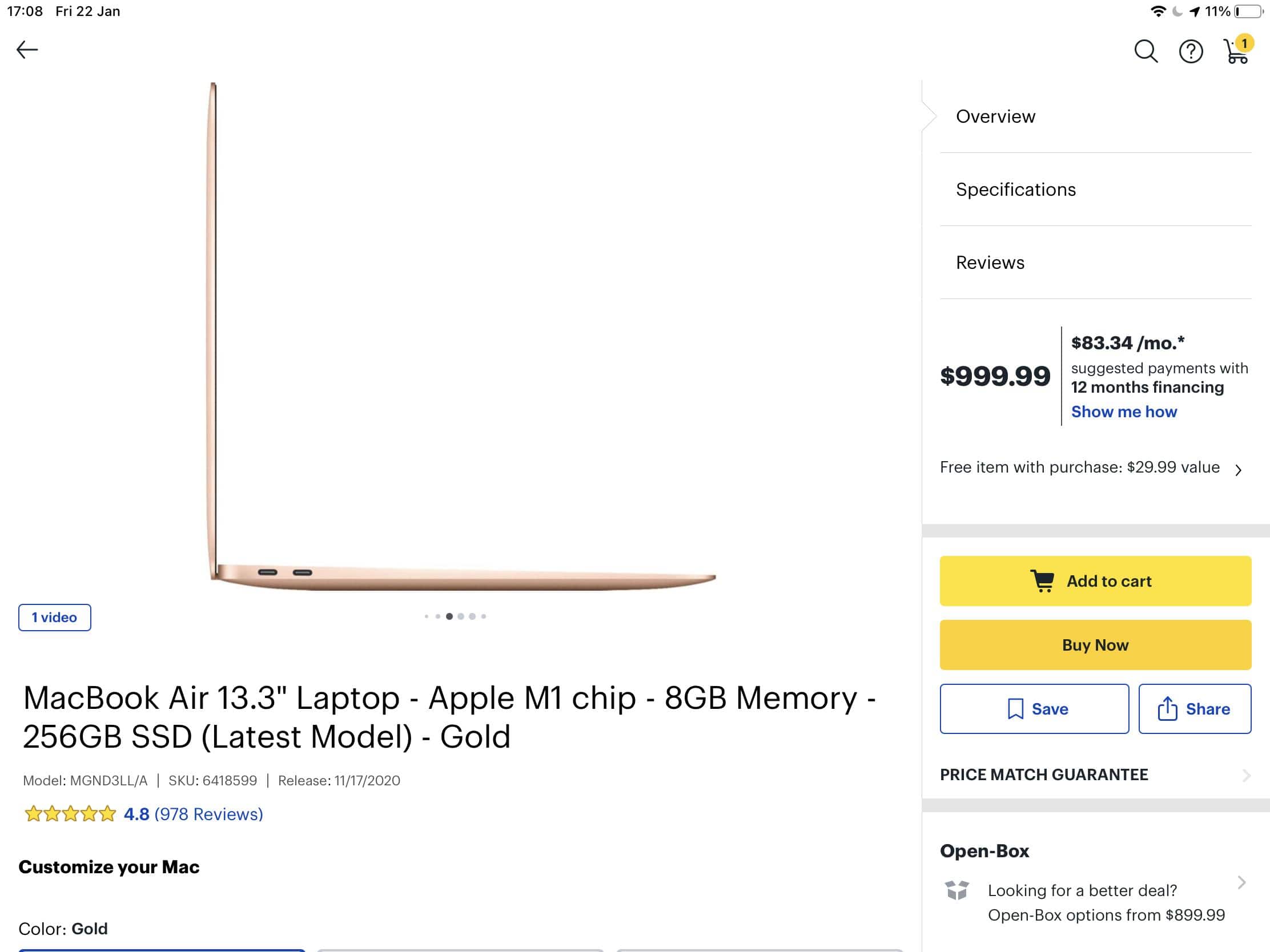 MacBook Air 13.3