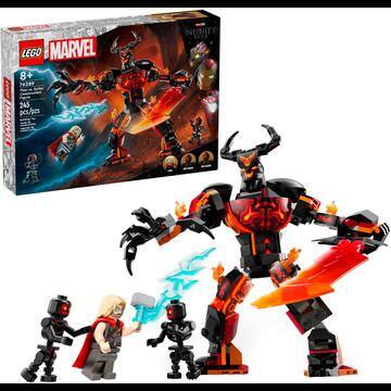 LEGO Marvel Thor vs. Surtur Construction Figure Building Toy