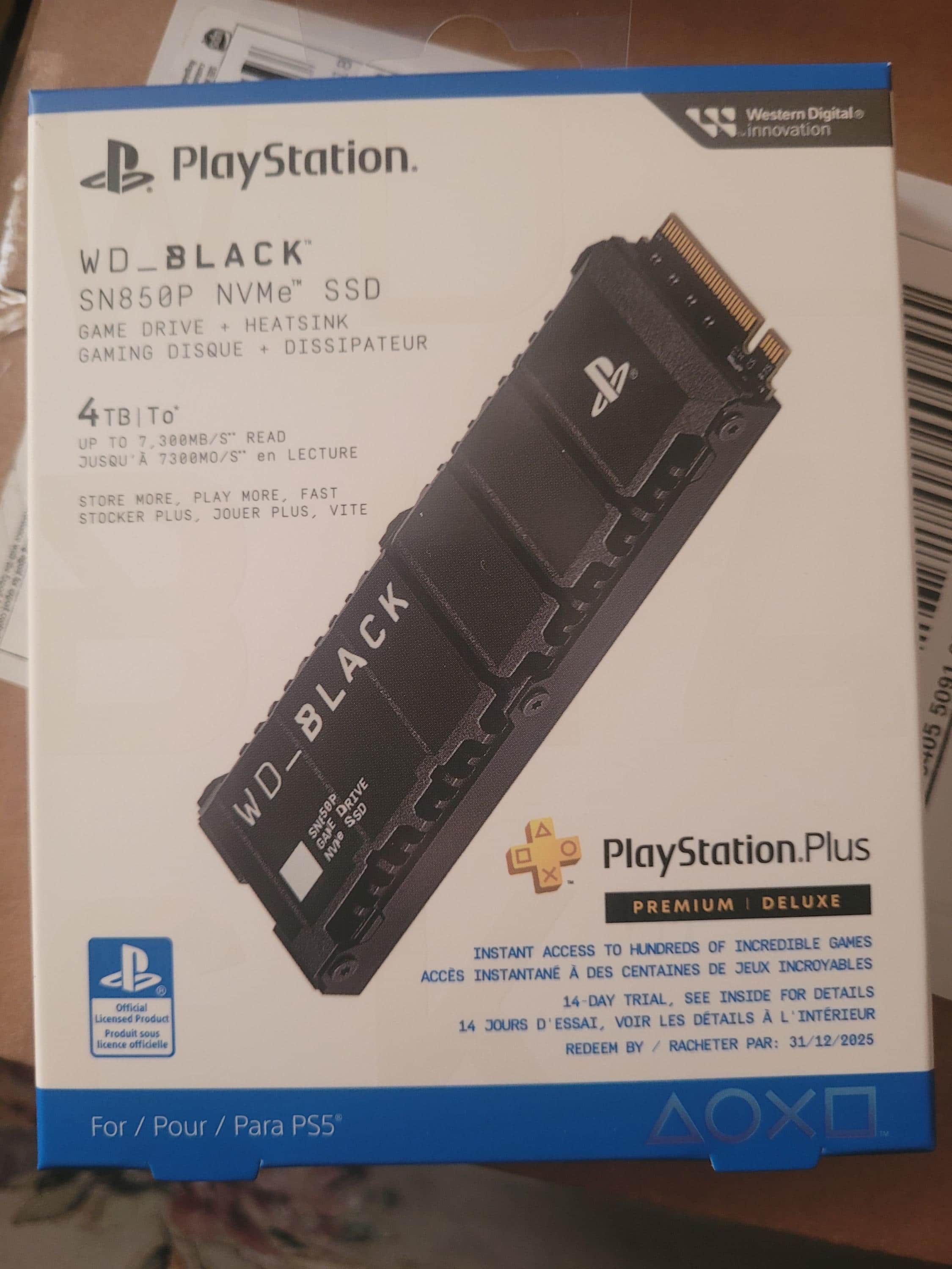 WD BLACK SN850P 8TB Internal SSD PCIe Gen 4 x4 with Heatsink for