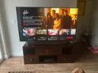 Temporary setup with Harmony Express to right of sound bar., click to load a larger version