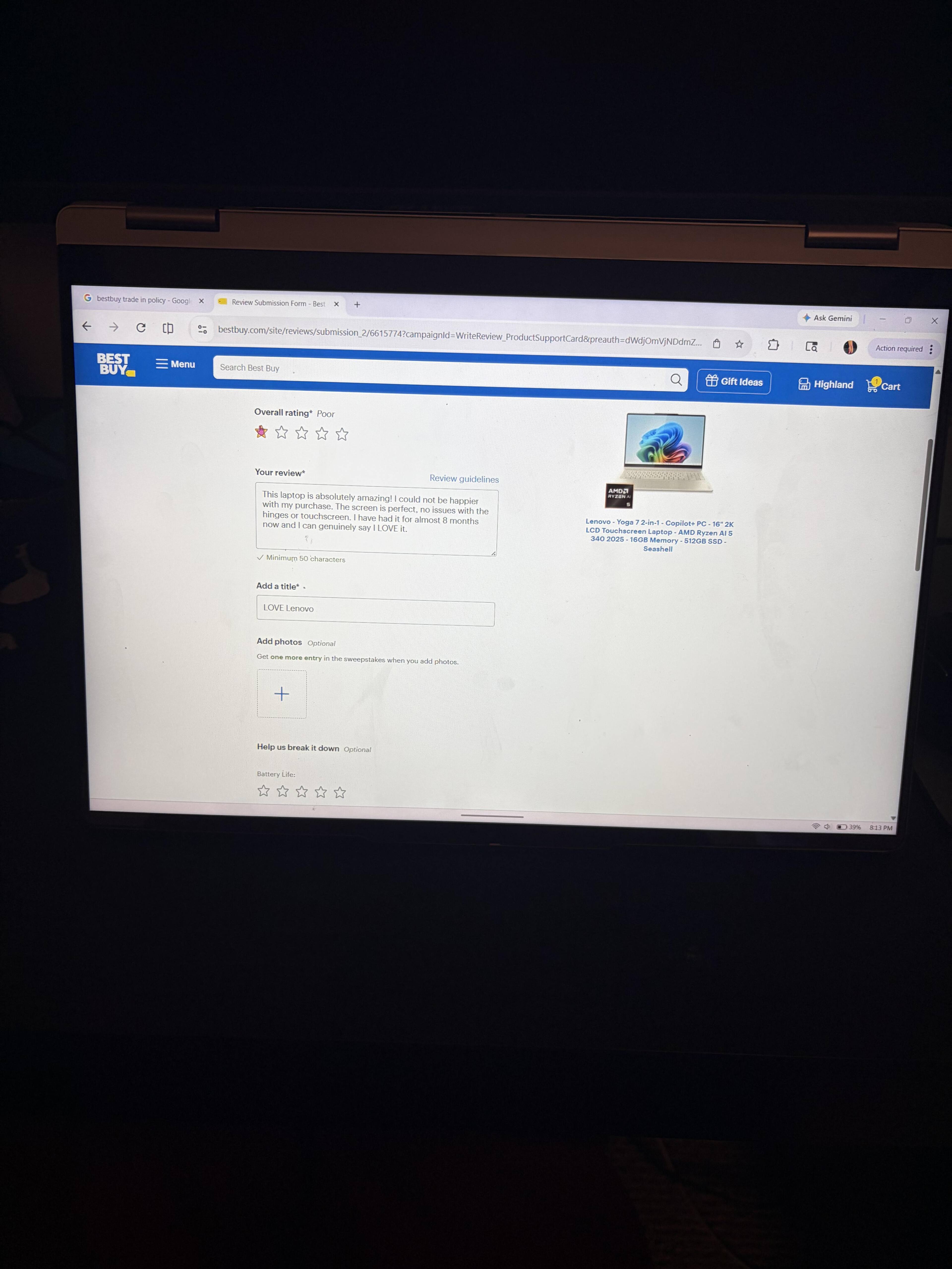 Customer provided image, click to load a larger version