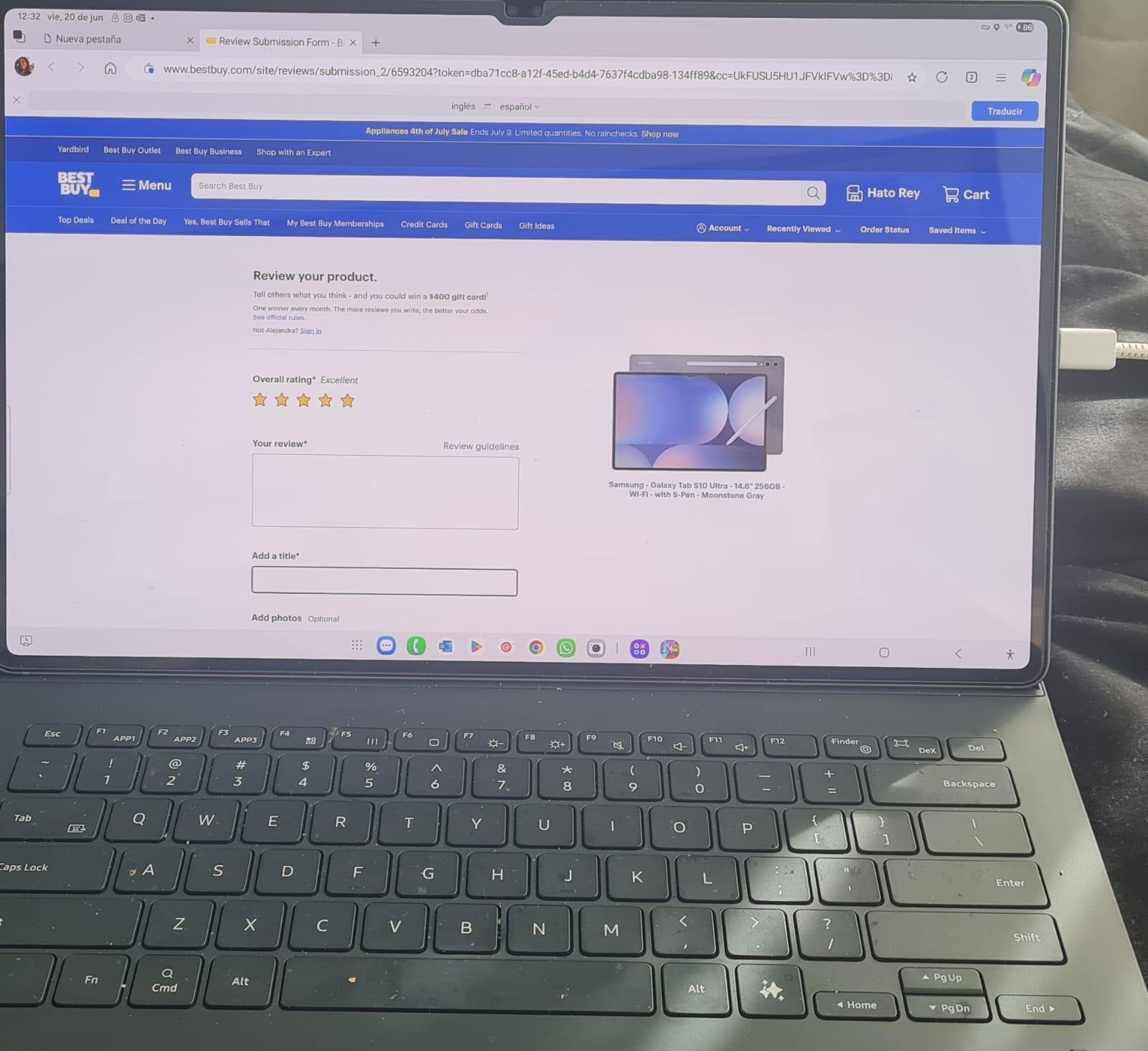 Customer provided, click to load a larger version