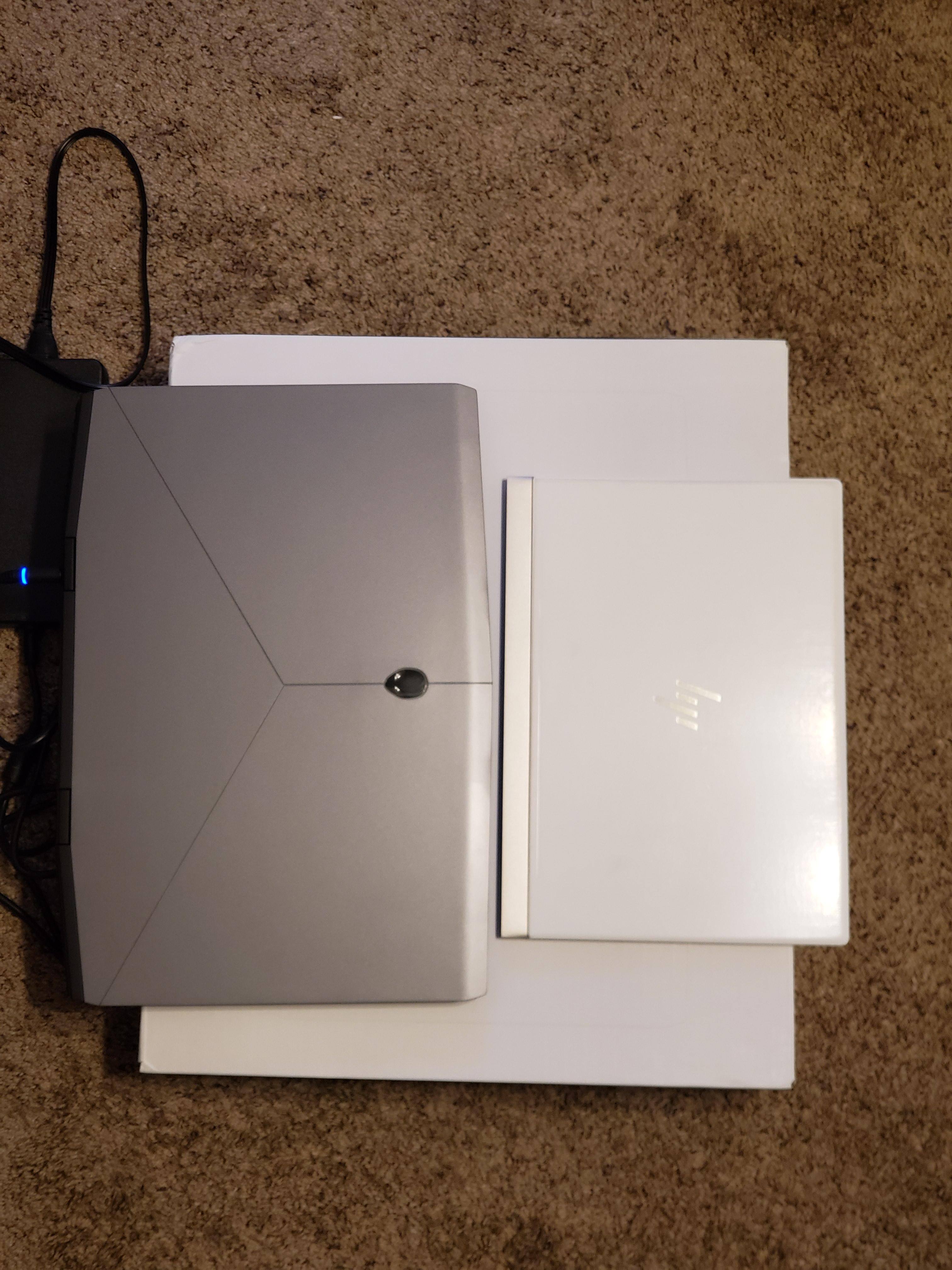 m7 next to 13" HP Spectre ultrabook, click to load a larger version