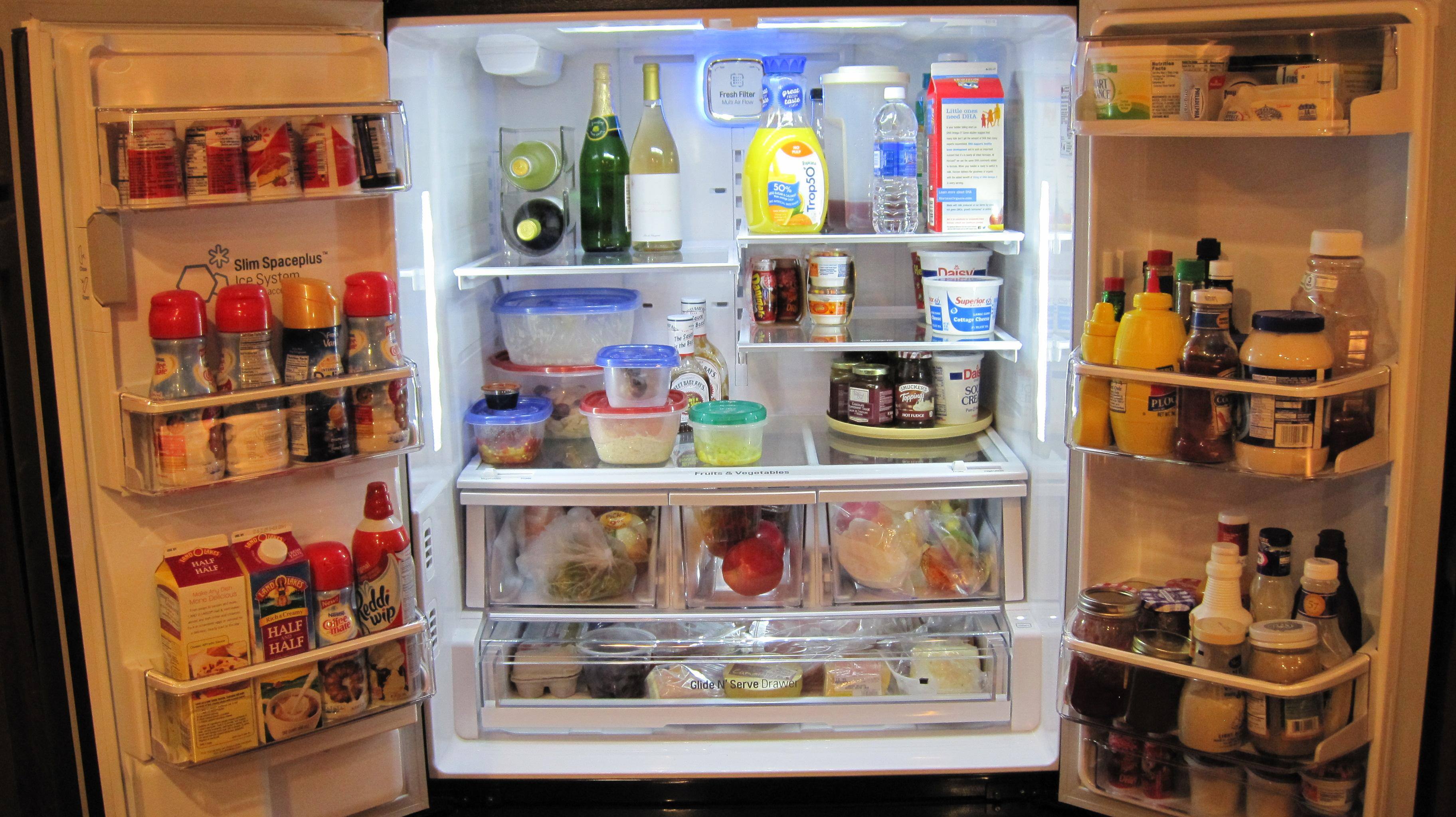 my wife's coffee bar on the left door!, click to load a larger version