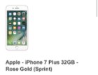 Apple iPhone 7 Plus 32GB Rose Gold (Sprint) MNQL2LL/A - Best Buy