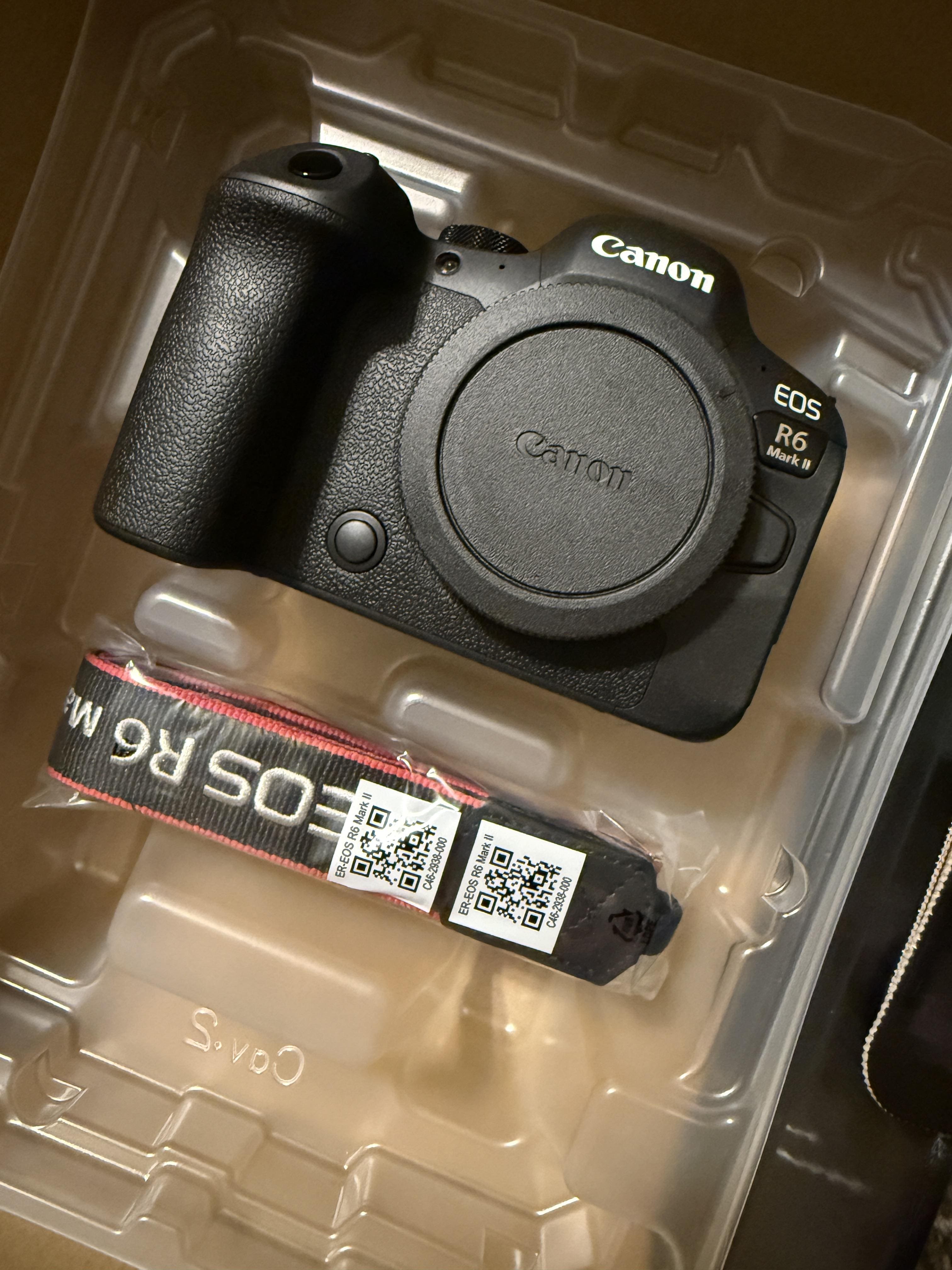 Canon EOS R6 Mark II Mirrorless Camera (Body Only) Black 5666C002