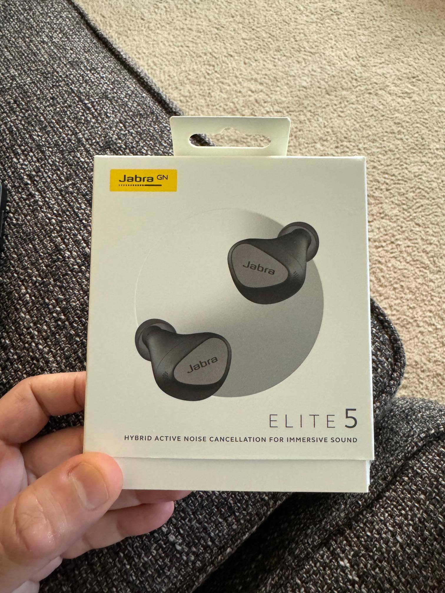 Jabra Elite 5 True Wireless Hybrid Active Noise Cancelling In ear