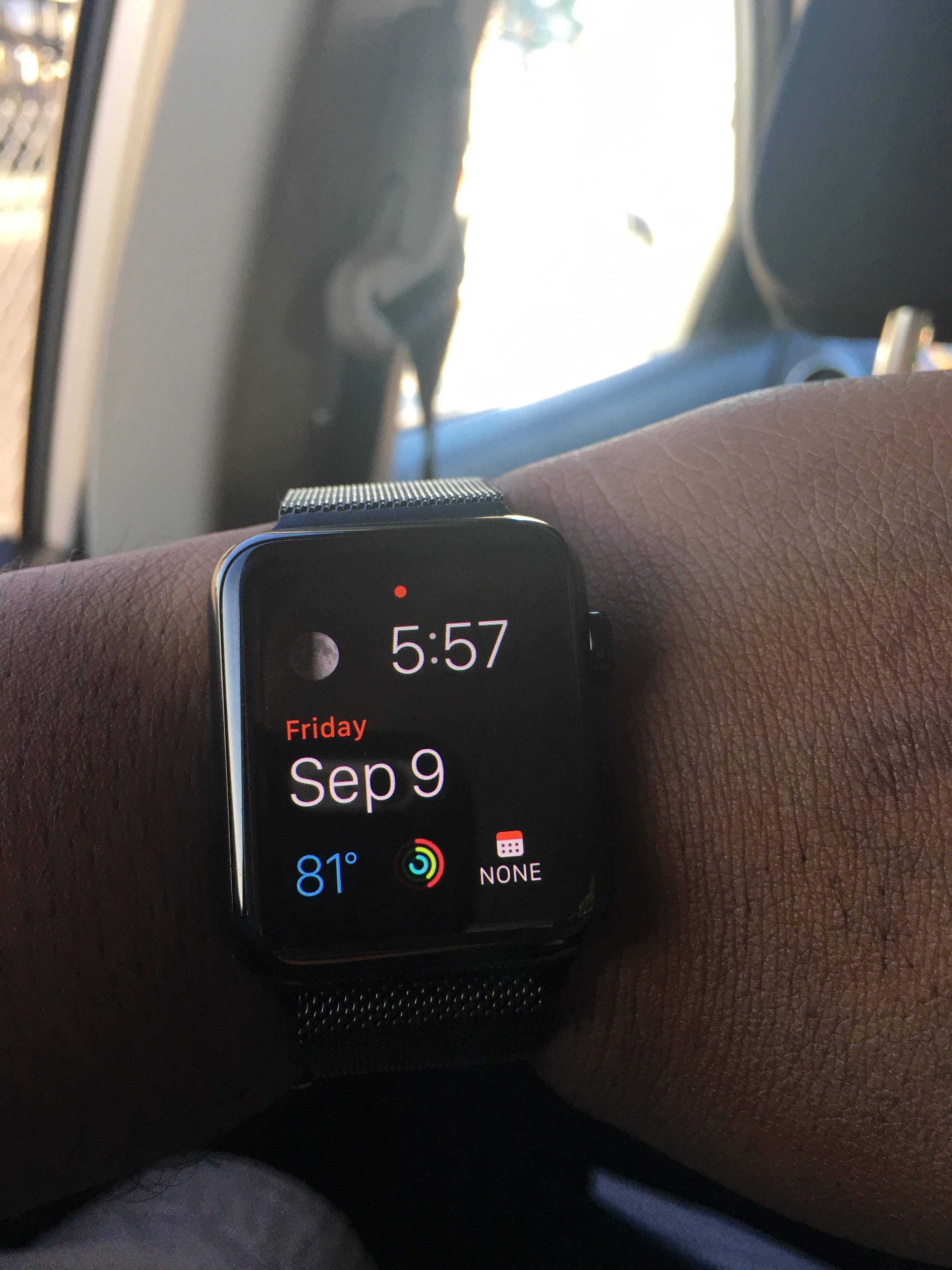 Apple Watch Black Malanise, click to load a larger version