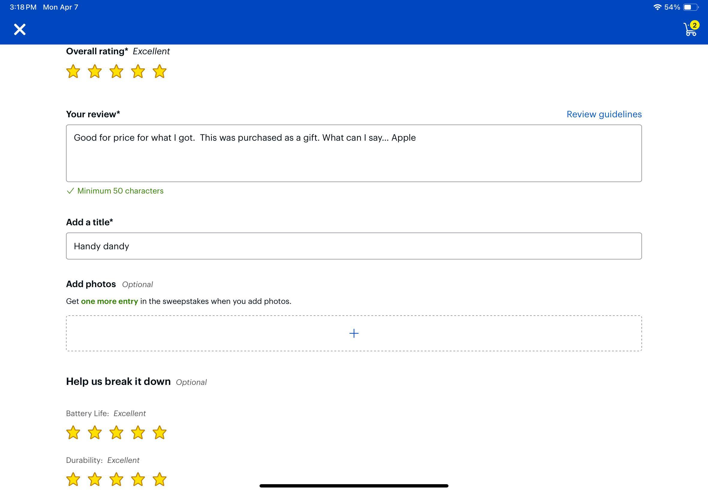 Customer provided, click to load a larger version