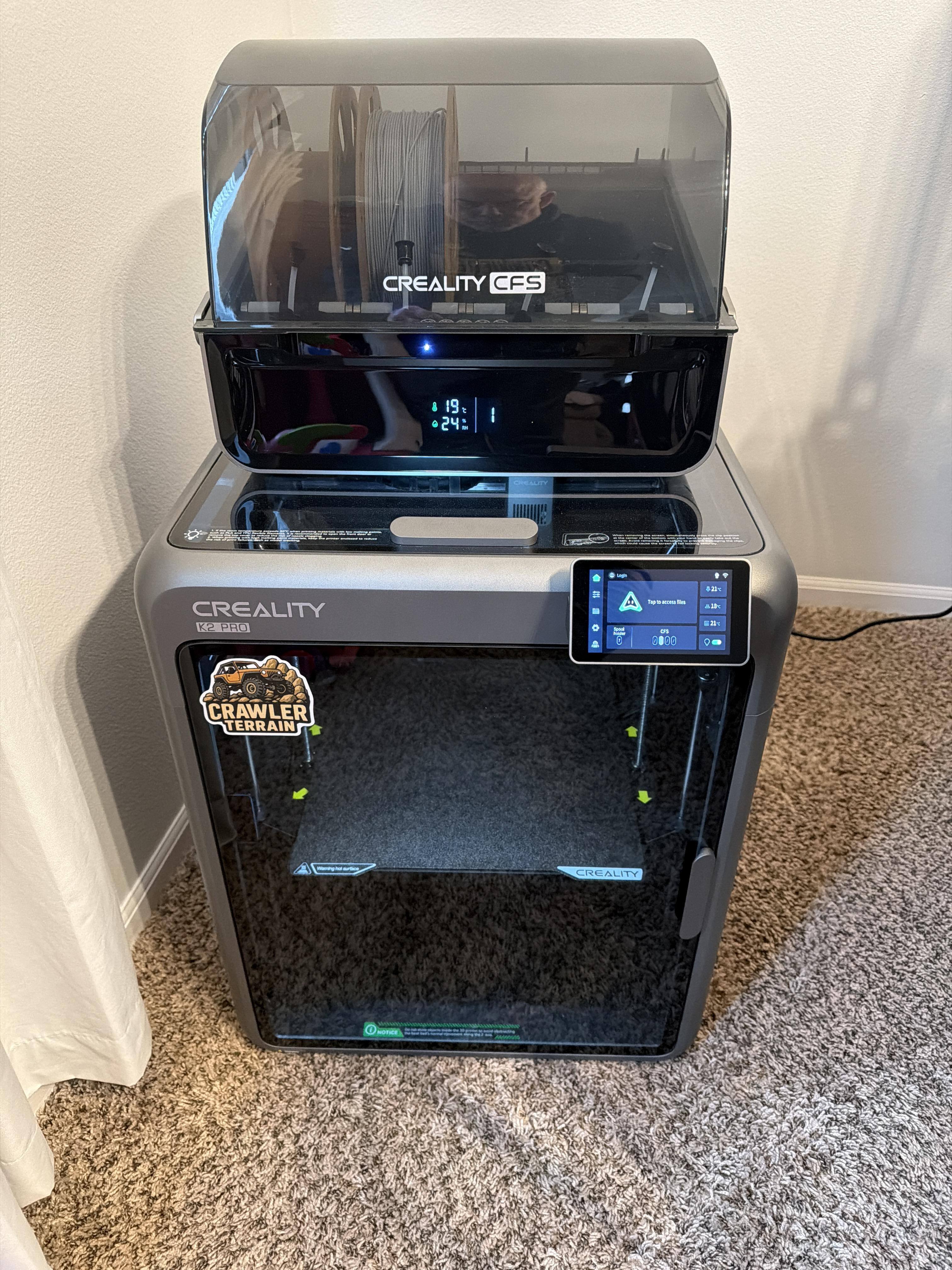 Creality K2 Pro Combo 3D Printer w/CFS and 1 extra roll of