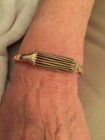 Gold bangle, click to load a larger version